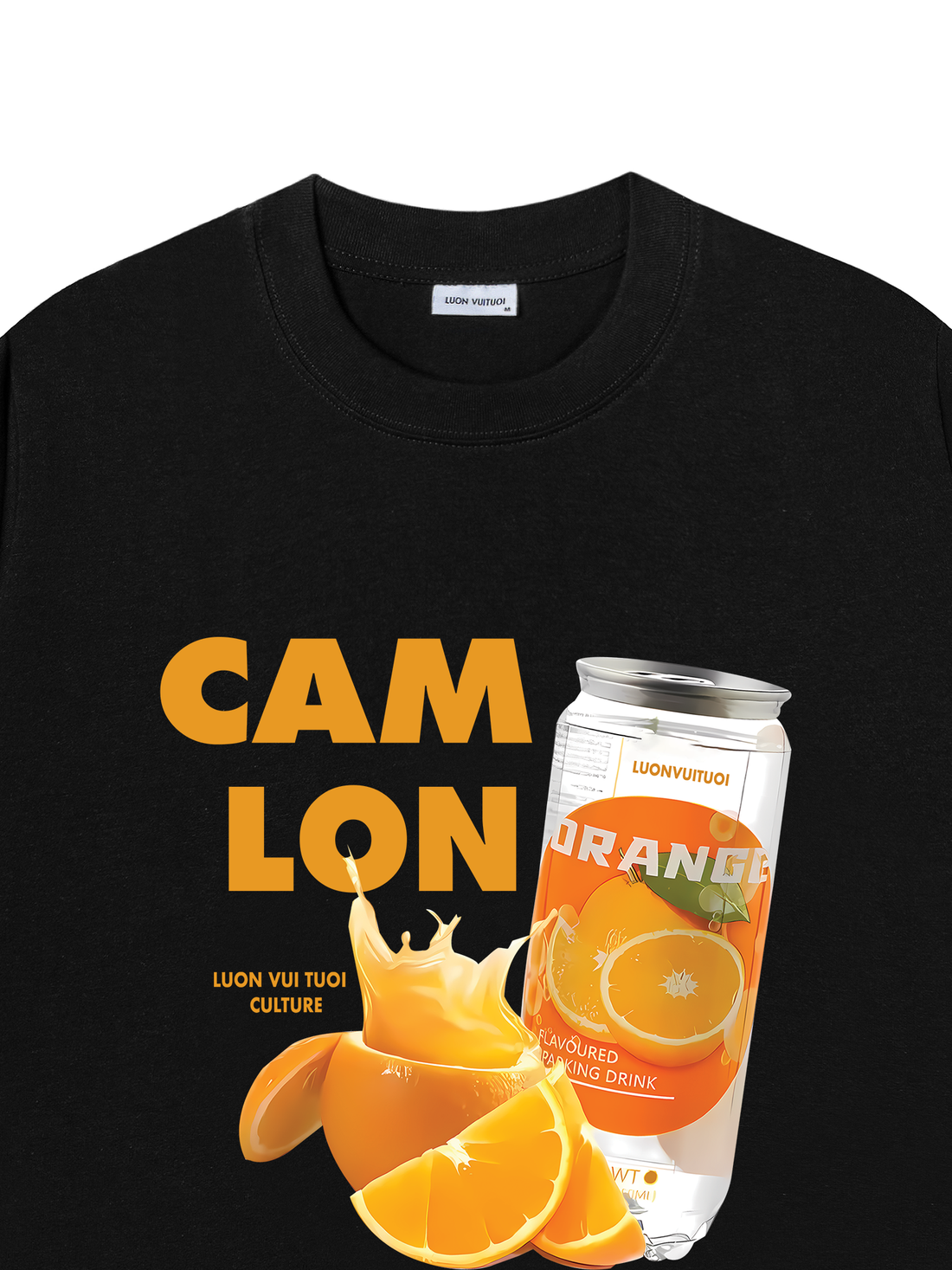 Áo Thun Cam Lon