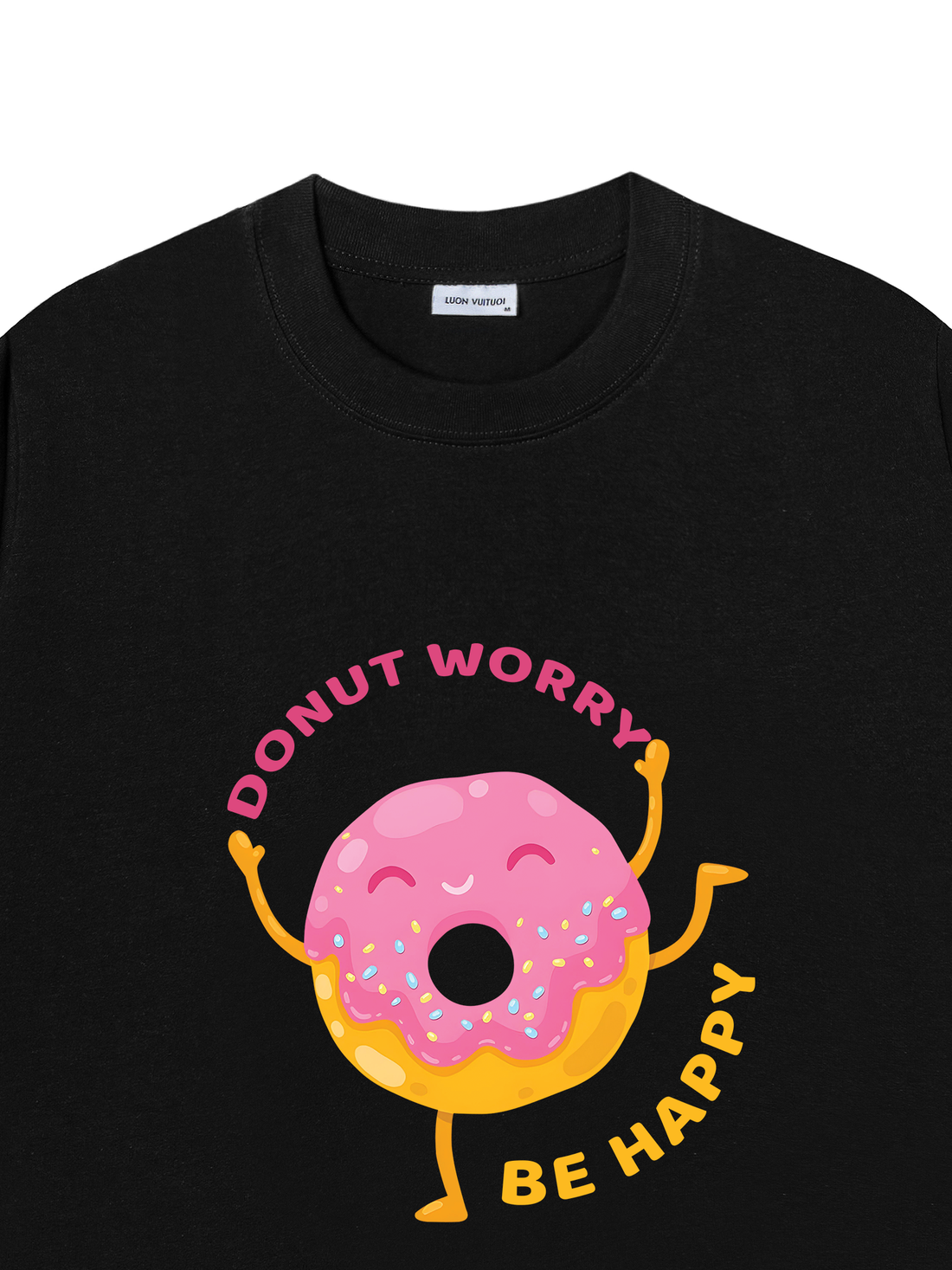 Áo Thun Donut Worry Be Happy