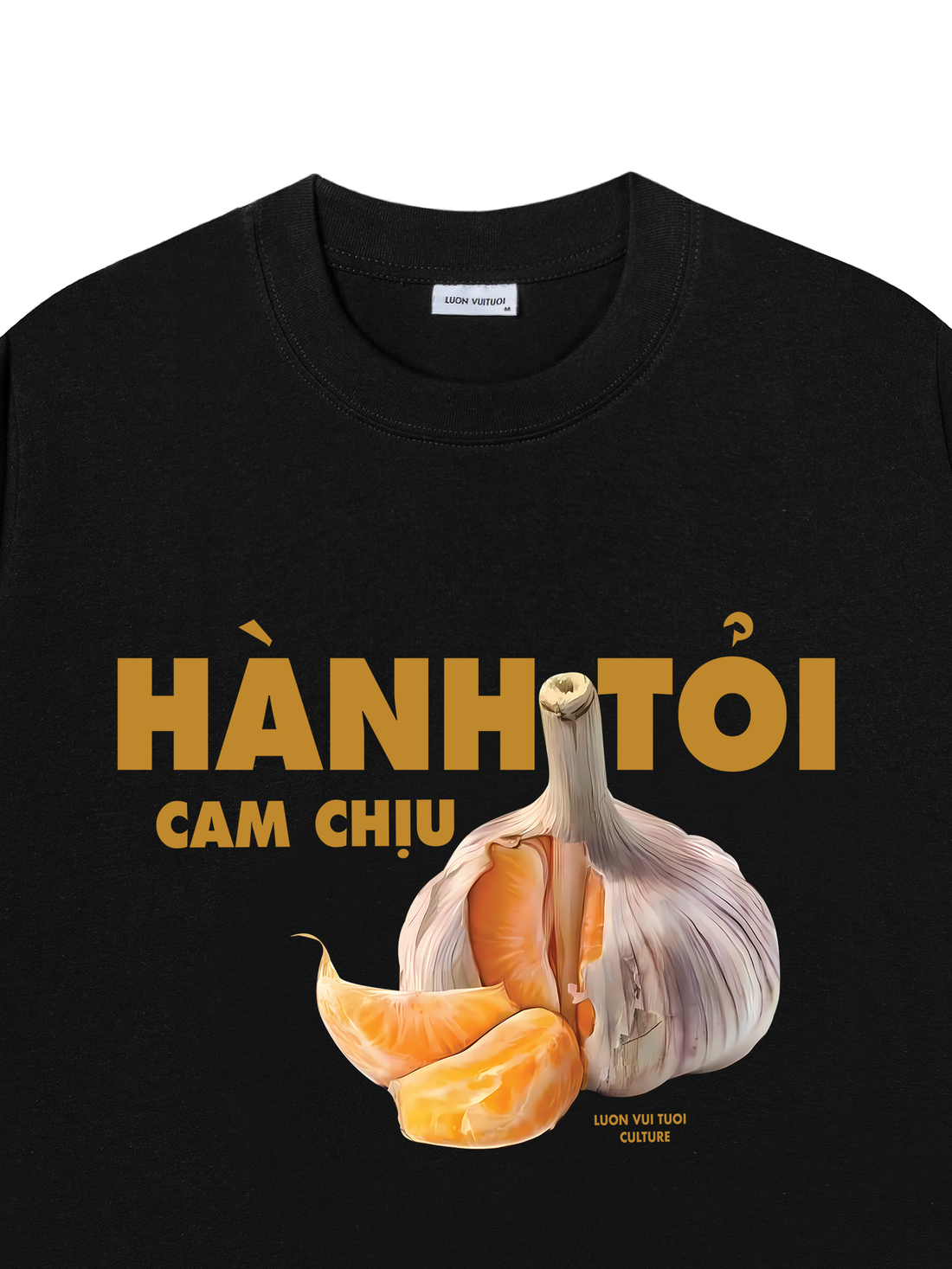 Áo Thun Hành Tỏi Cam Chịu