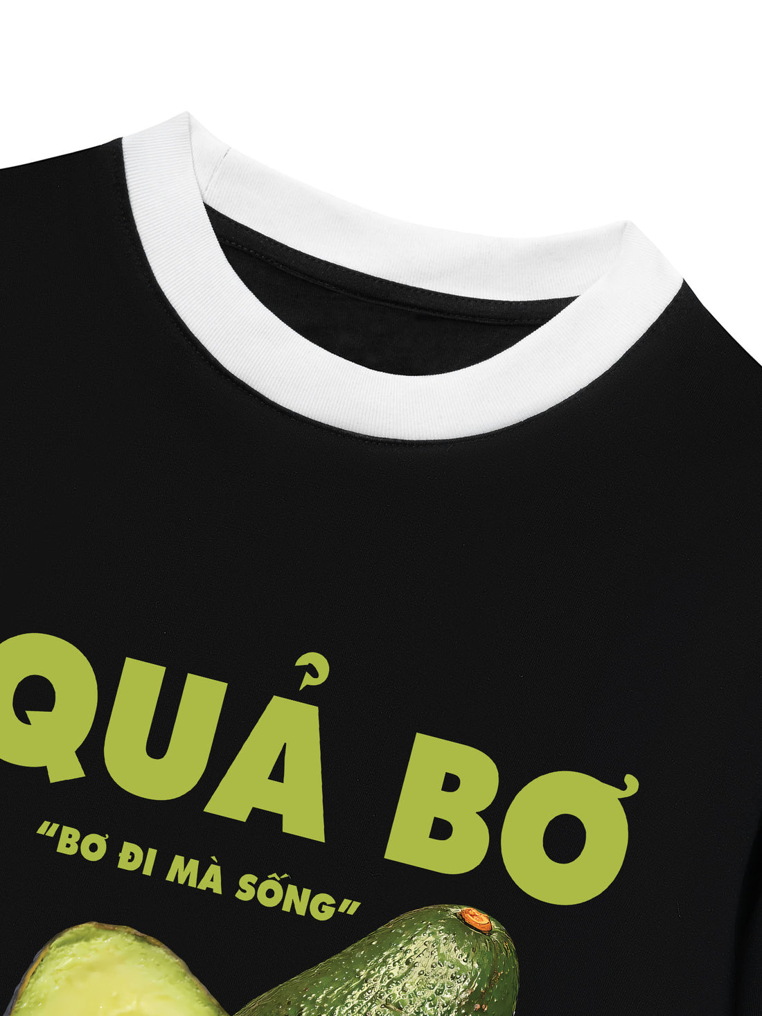 Áo Thun Ringer Relaxed Fit Quả Bơ