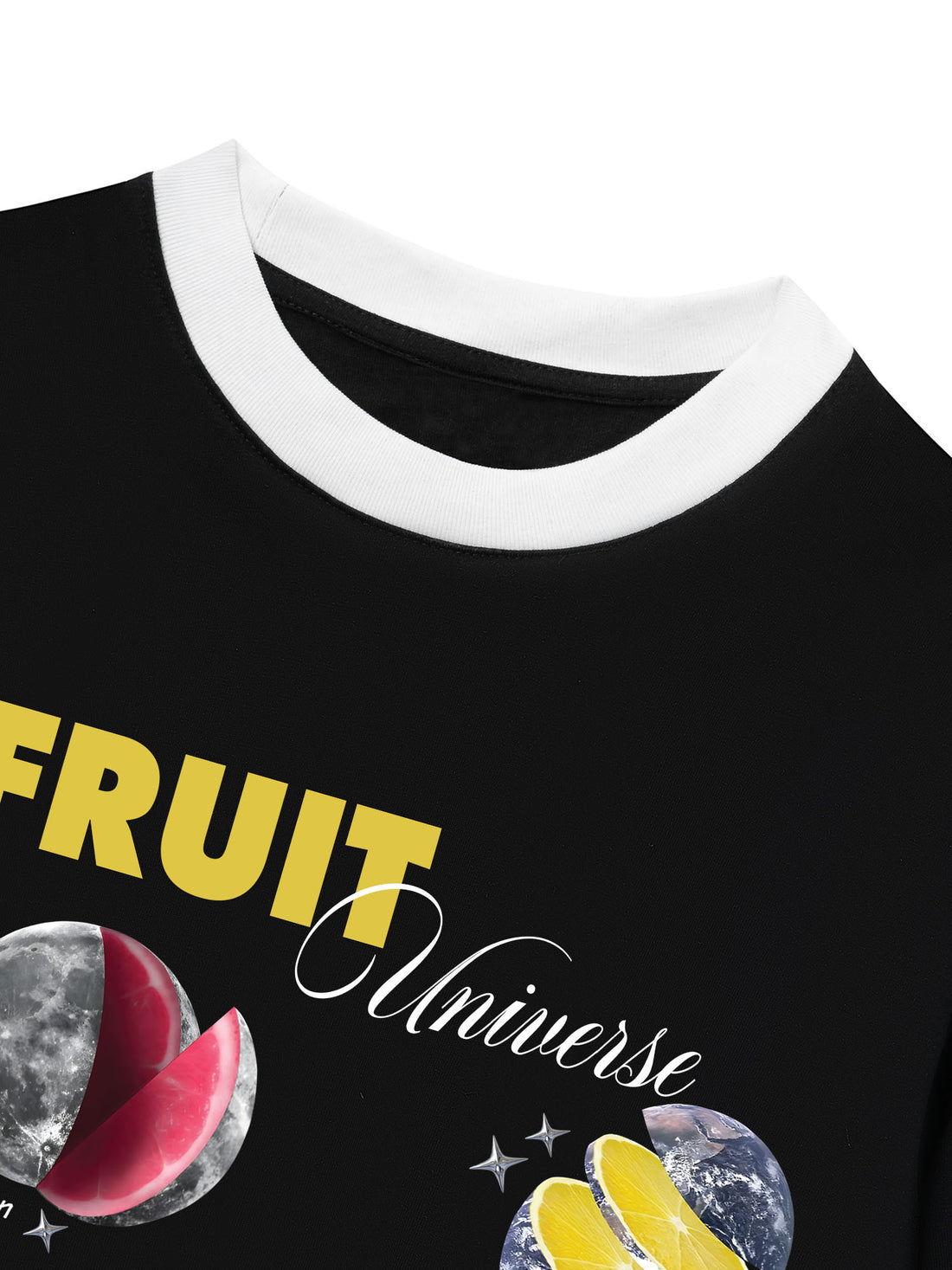 Áo Thun Ringer Relaxed Fit Fruit Universe