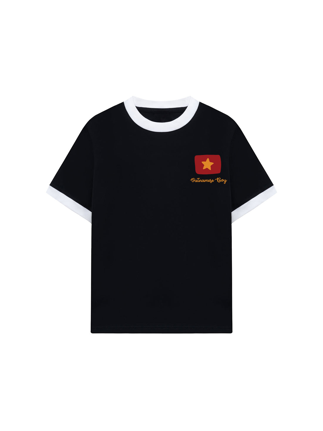 Áo Thun Ringer Relaxed Fit Vietnamese Boy