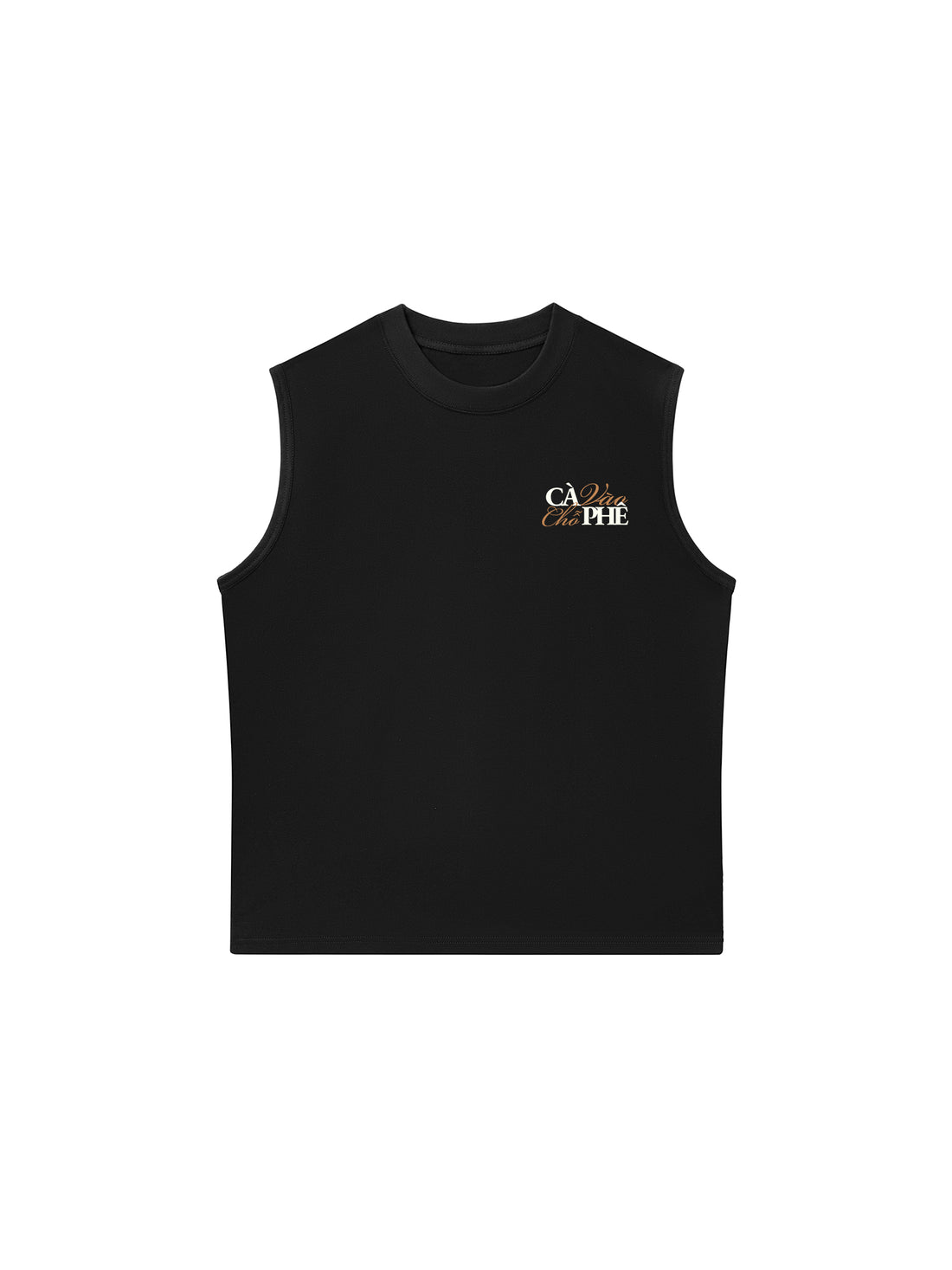 Áo Ba Lỗ Relaxed Fit Cà Vào Chỗ Phê