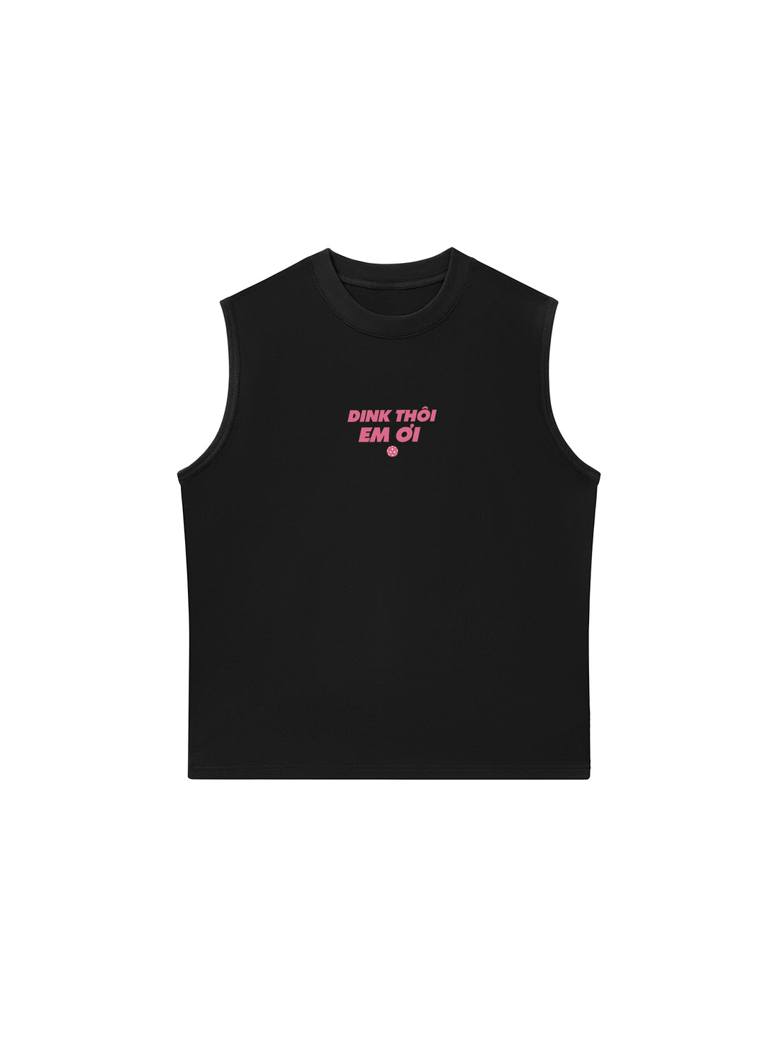 Áo Ba Lỗ Relaxed Fit Dink Thôi Em Ơi Pink