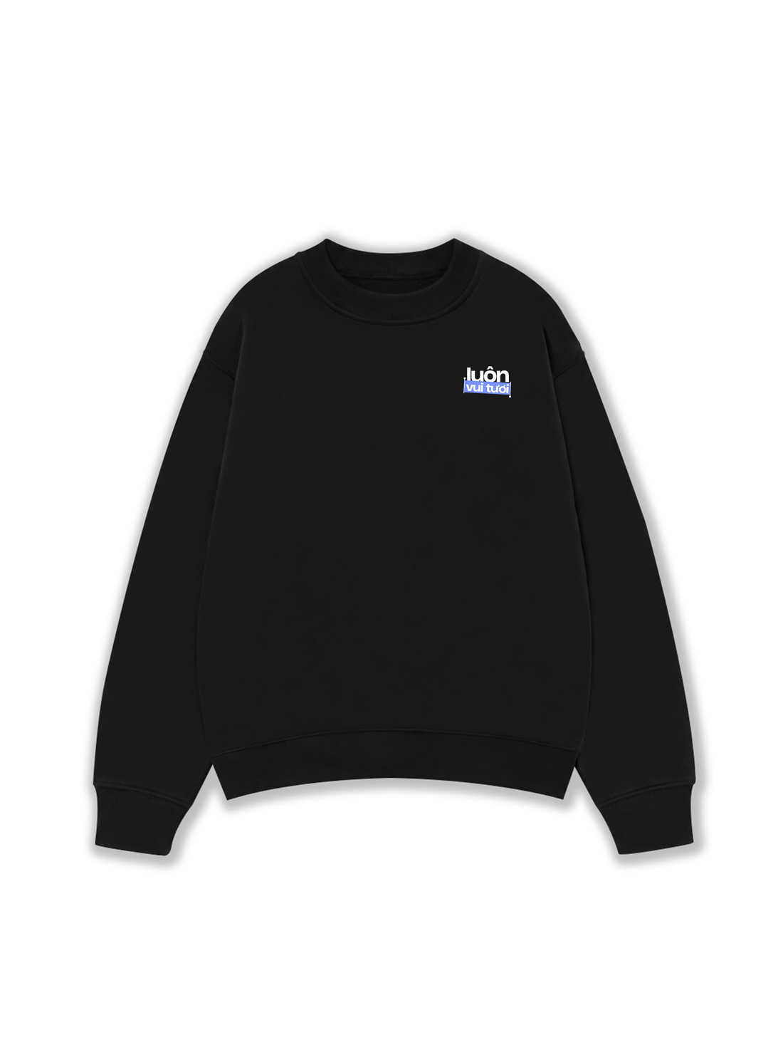 Áo Sweater Nỉ Hai Da Đệm Nhiều Câu