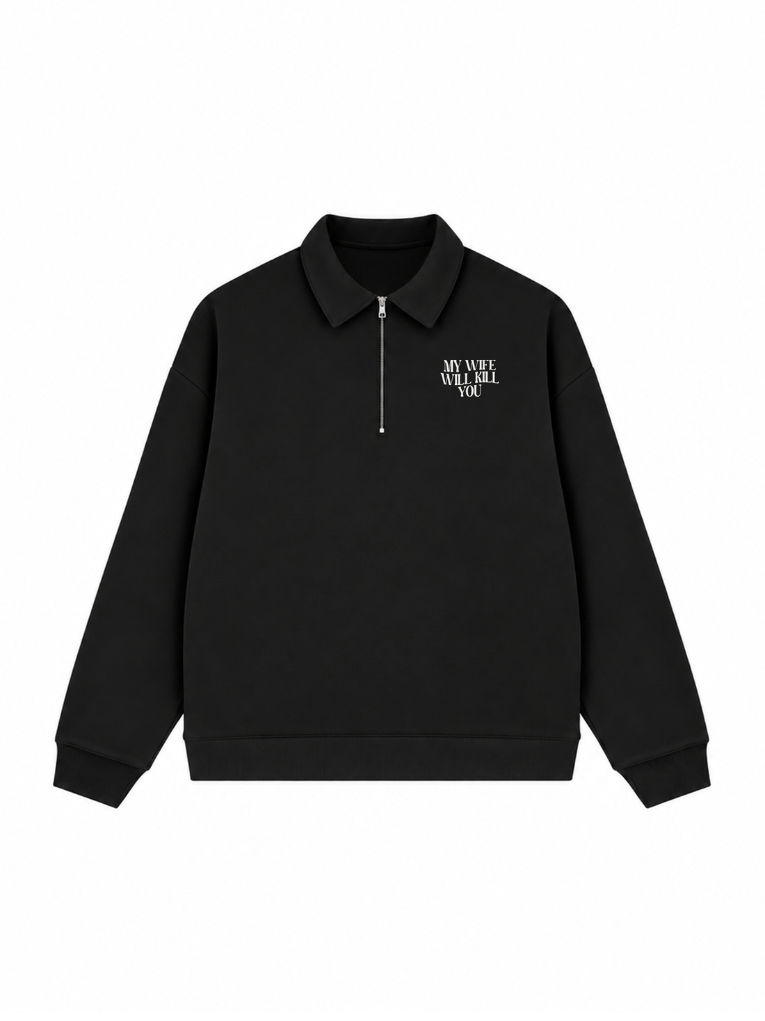 Áo Sweater Polo Nỉ Hai Da My Wife