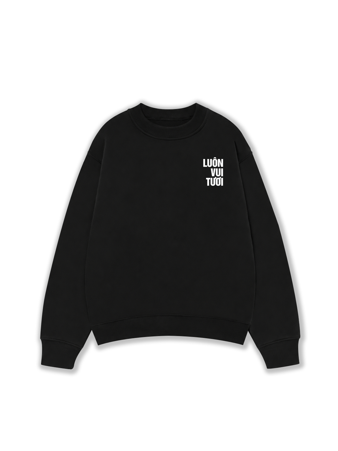 Áo Sweater Nỉ Hai Da Lề Hồng Gold