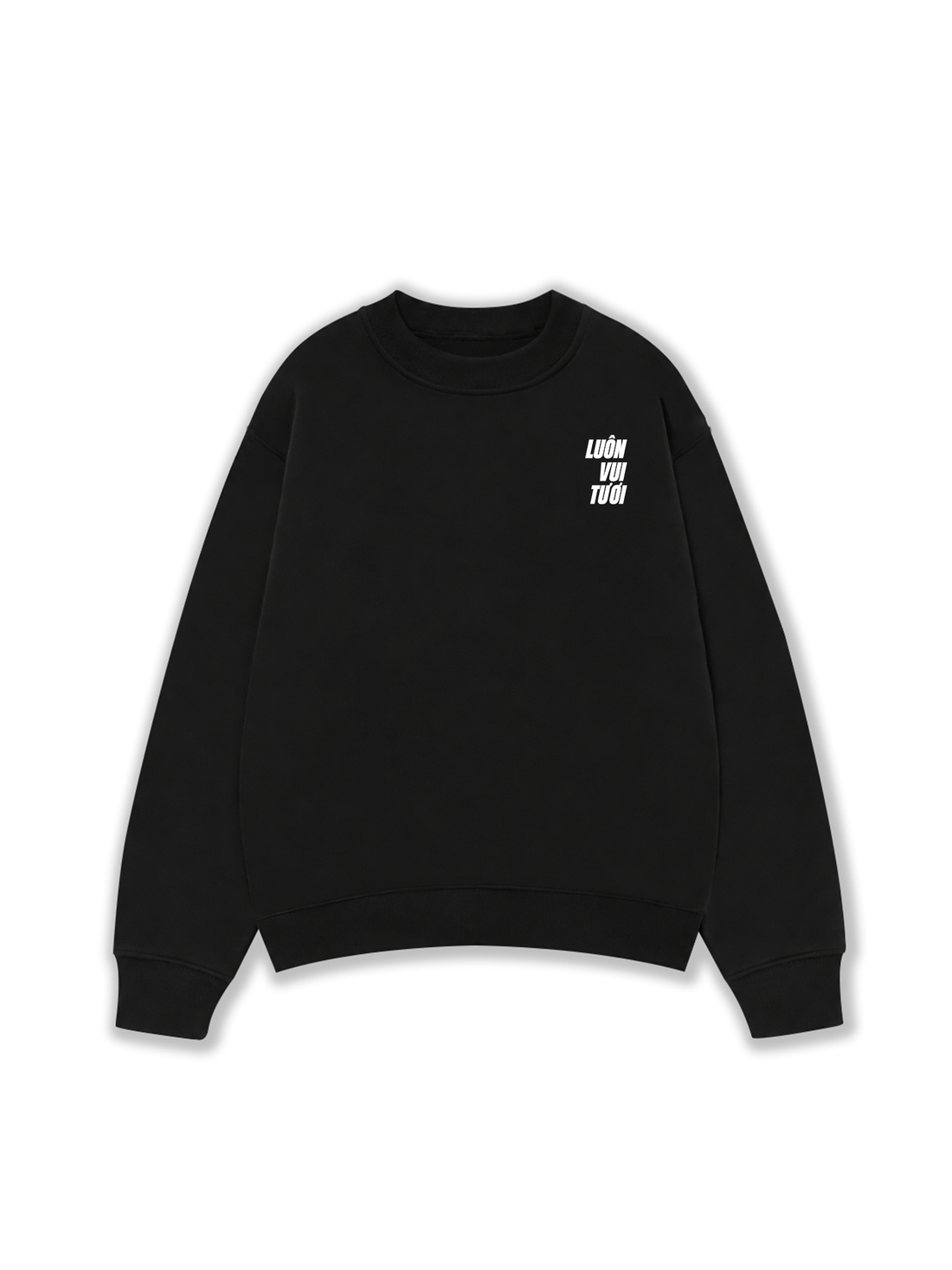Áo Sweater Nỉ Hai Da 4 Chữ Tế