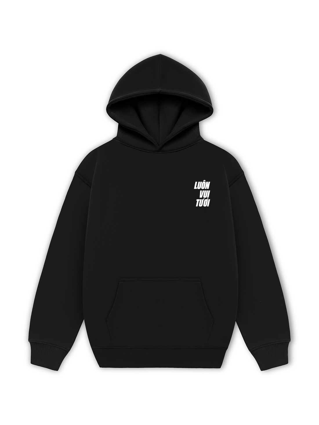 Áo Hoodie Nỉ Hai Da 4 Chữ Tế