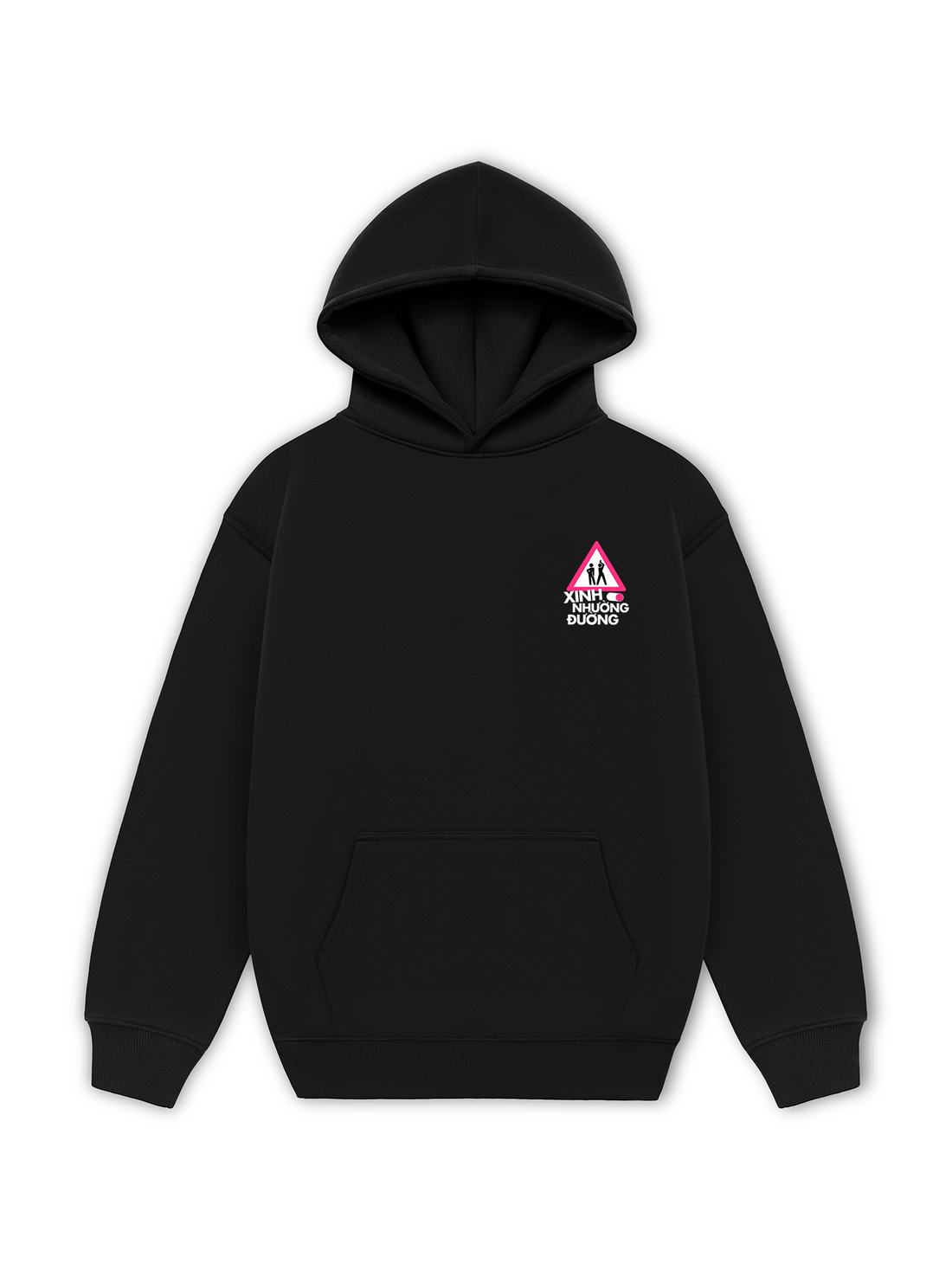 Áo Hoodie Nỉ Hai Da Xinh Nhường Đường