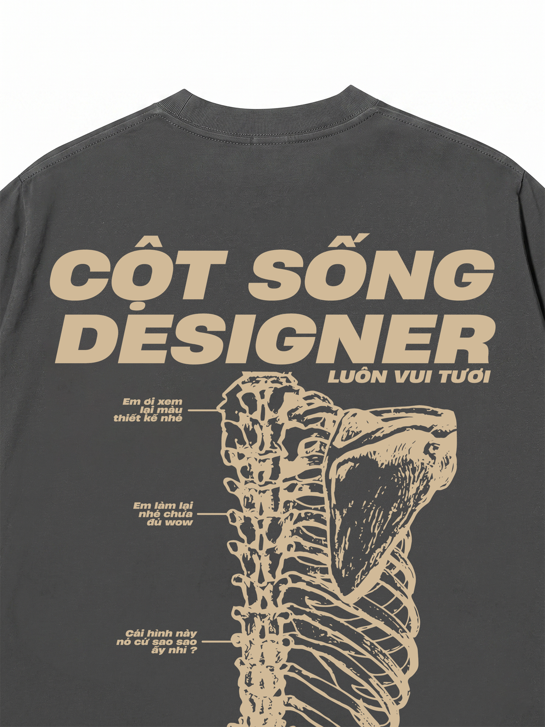 Áo Thun Cột Sống Designer