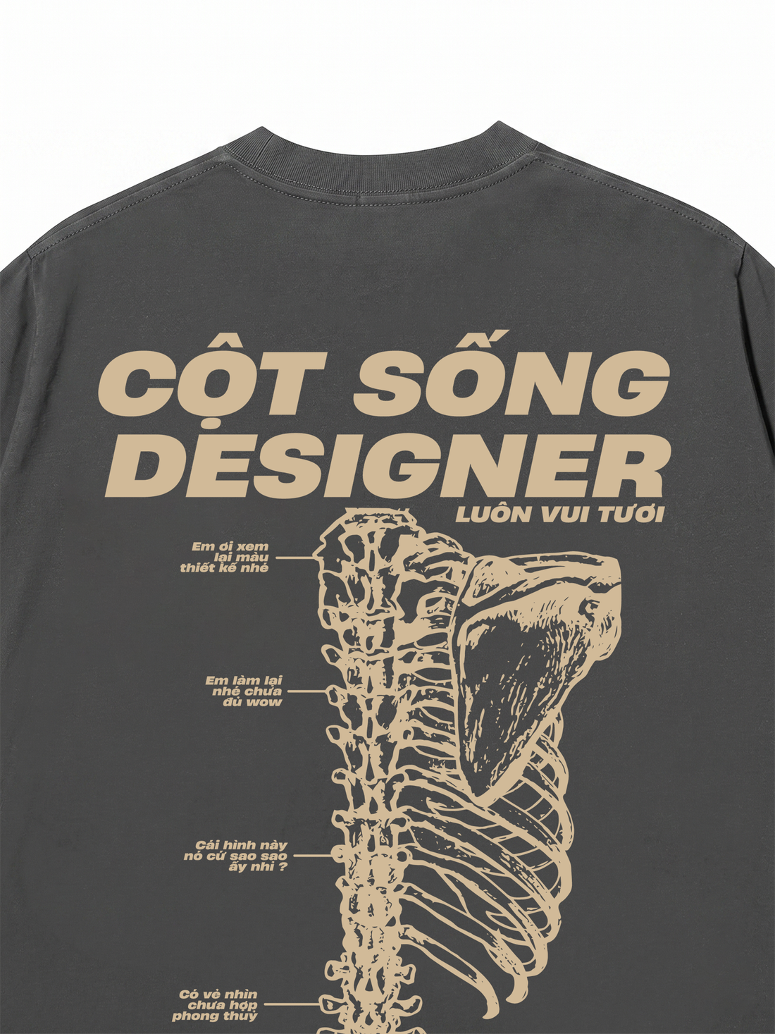 Áo Thun Cột Sống Designer