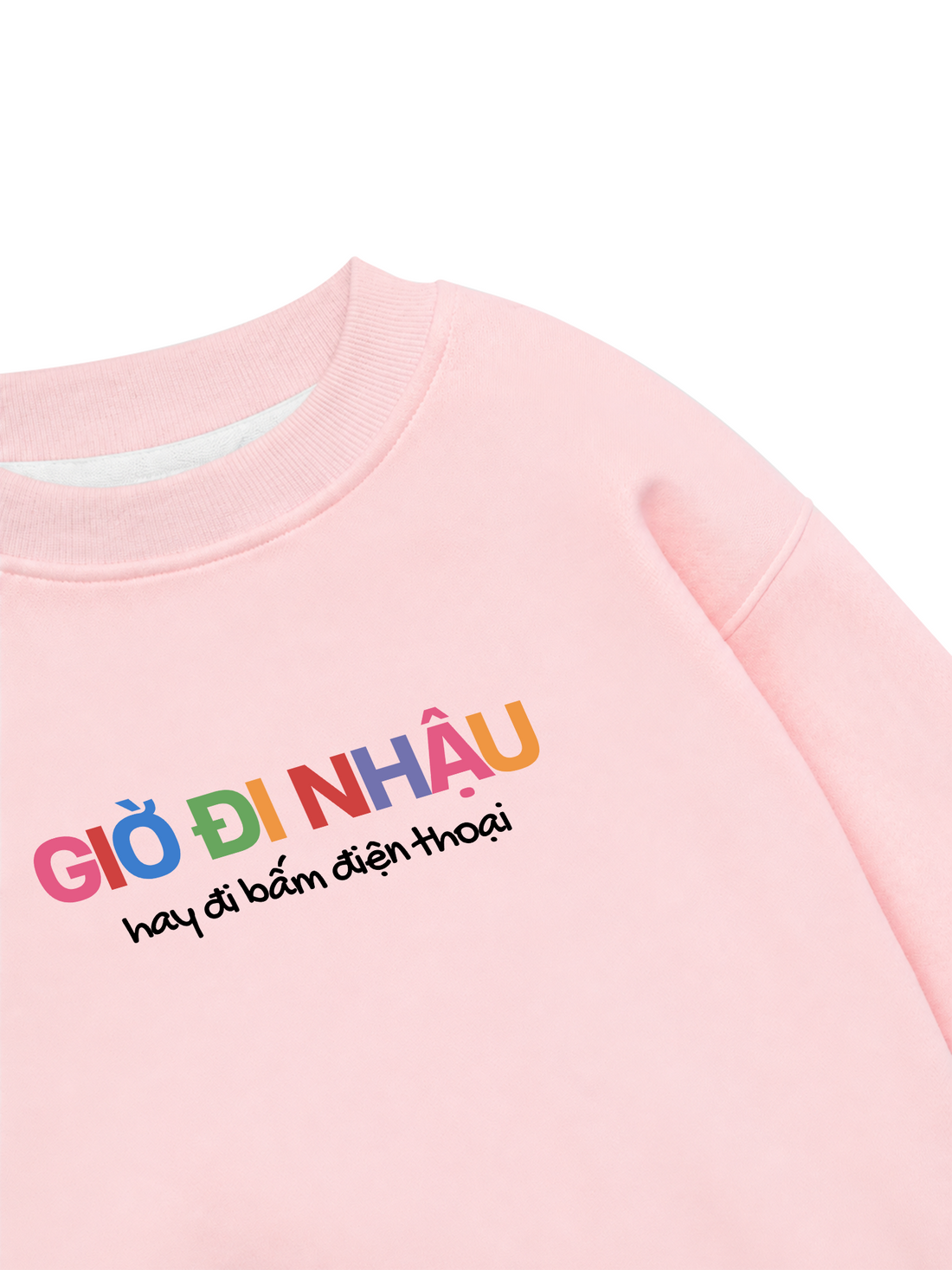 Áo Sweater Nỉ Hai Da Giờ Đi Nhậu