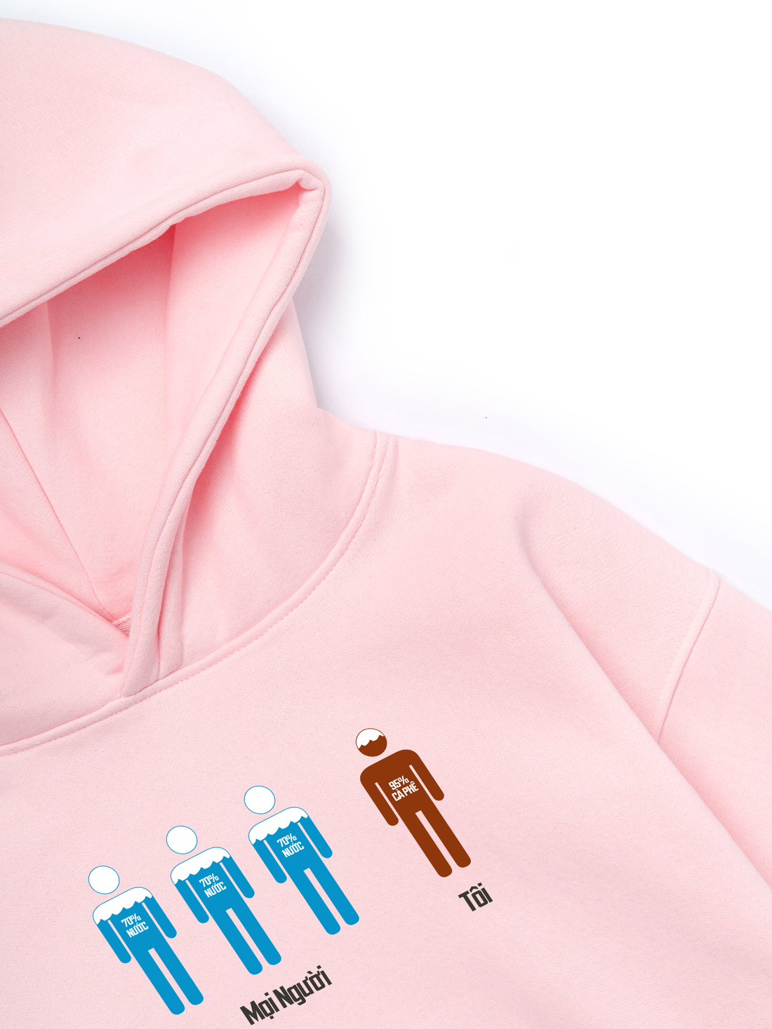Áo Hoodie Nỉ Hai Da Người Toàn Cà Phê
