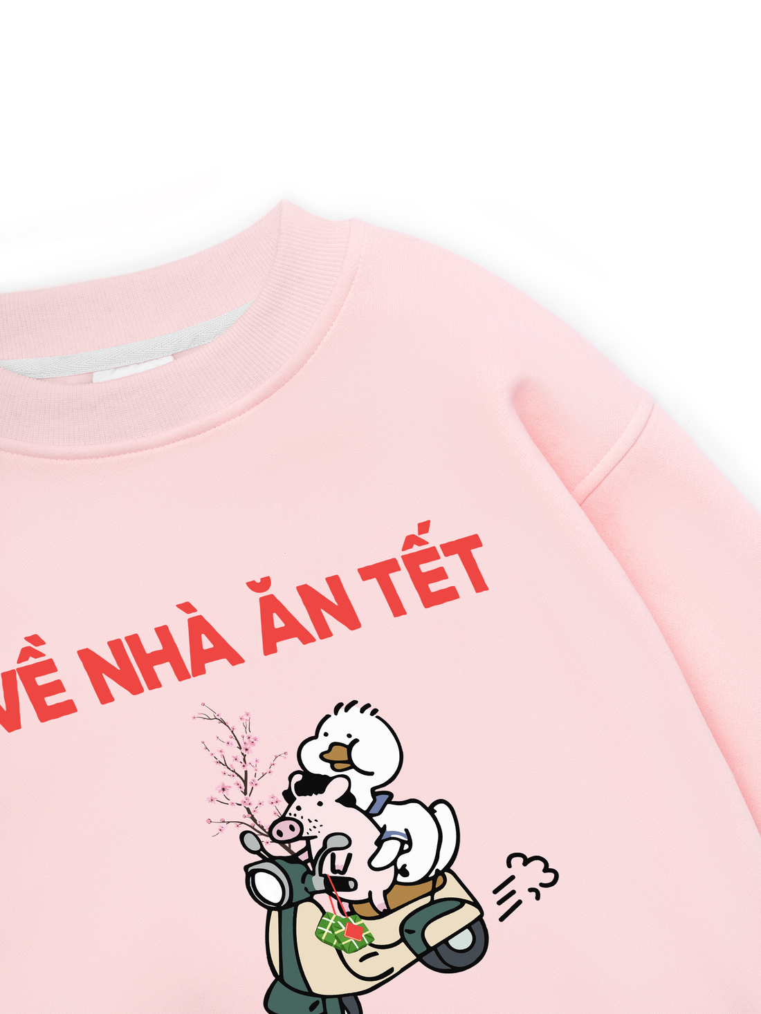 Vịt Và Heo Về Nhà Ăn Tết Sweater