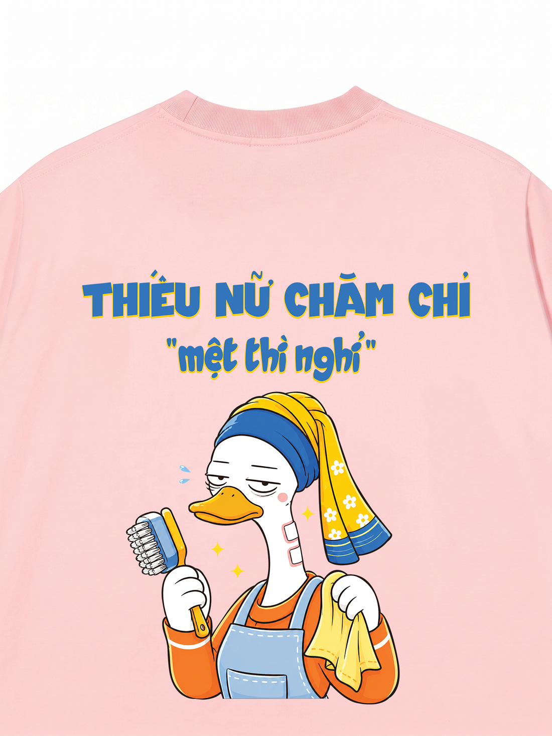 Áo Thun Vịt Lisa Thiếu Nữ Chăm Chỉ - Mệt Thì Nghỉ