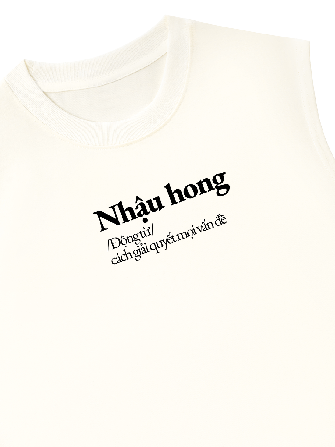 Áo Ba Lỗ Relaxed Fit Nhậu Hong