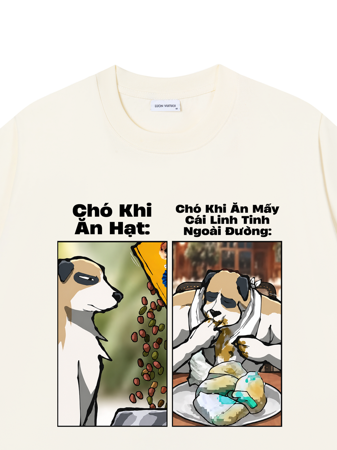 Áo Thun Chó Khi Ăn Hạt