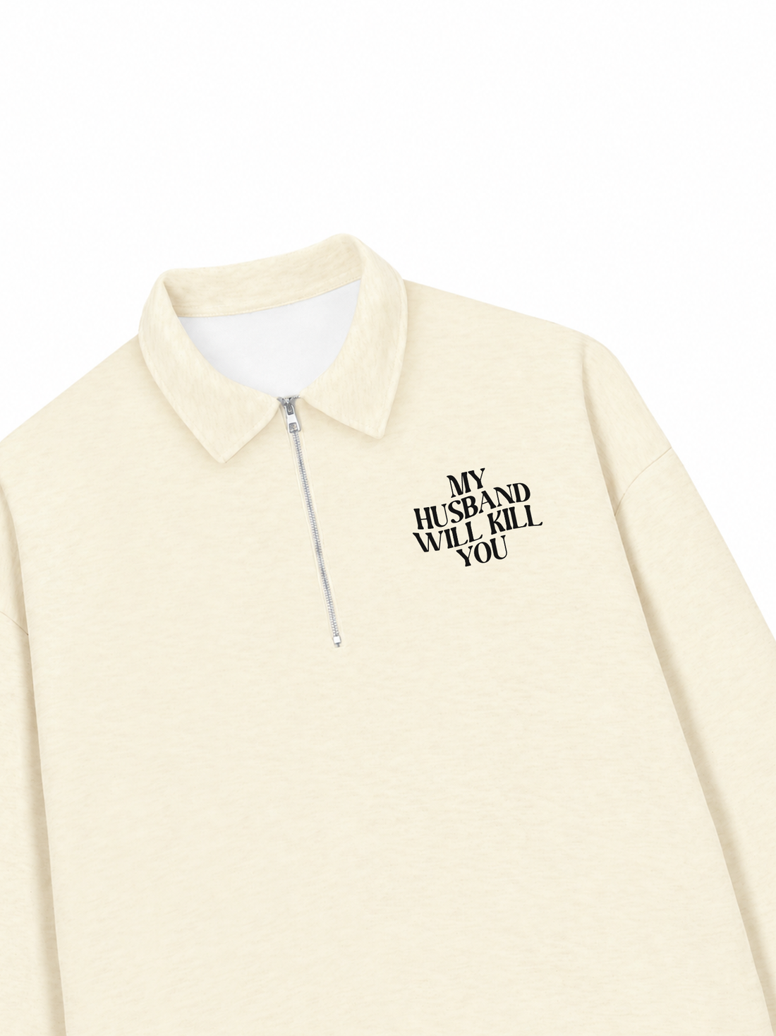 Áo Sweater Polo Nỉ Hai Da My Husband
