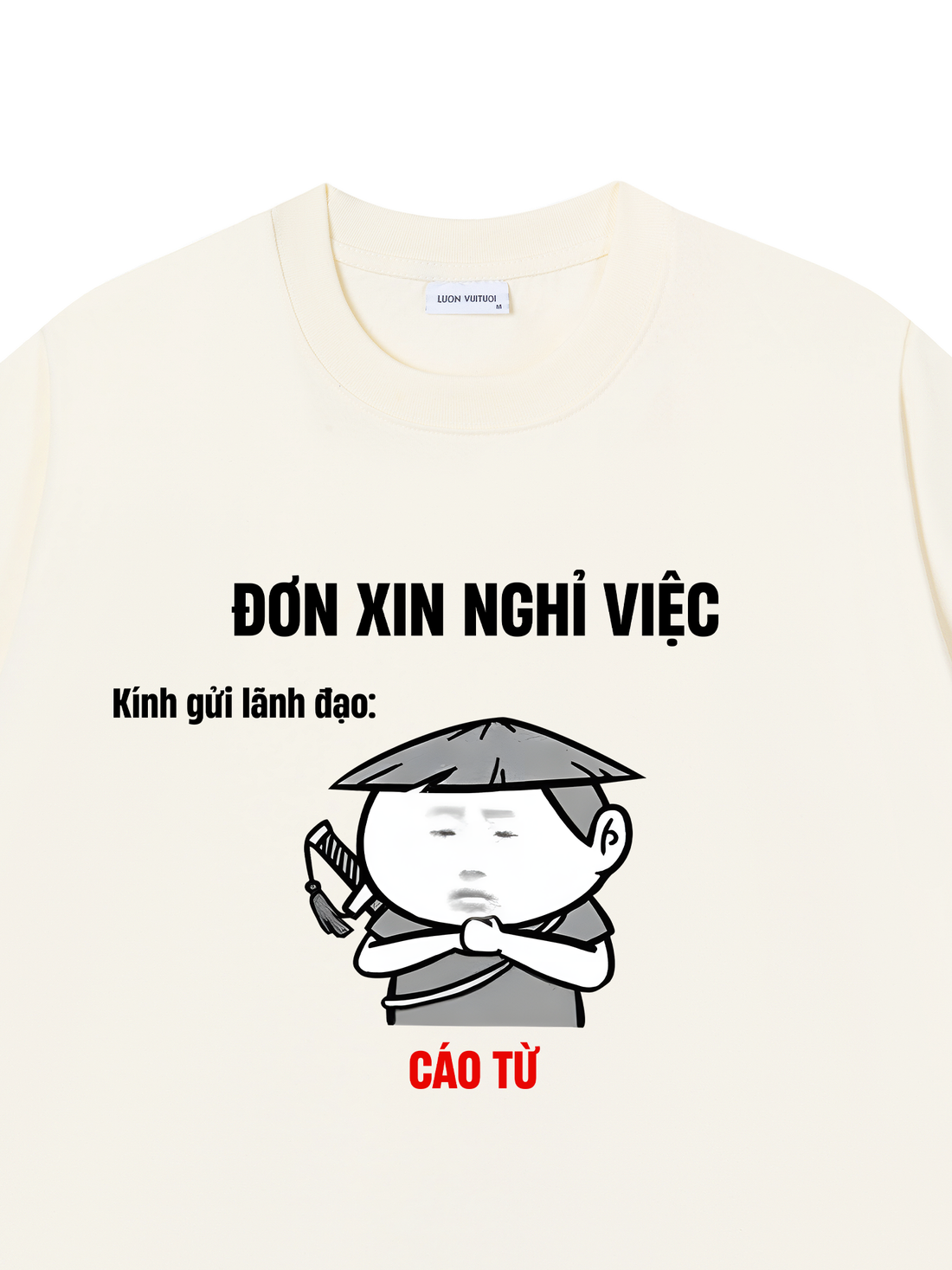 Áo Thun Đơn Xin Nghỉ Việc Meme Sư Huynh