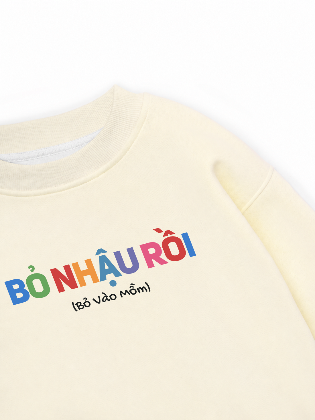 Áo Sweater Nỉ Hai Da Bỏ Nhậu Rồi