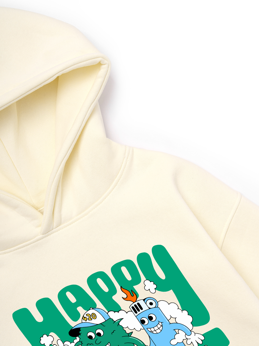Áo Hoodie Nỉ Hai Da Happy Time