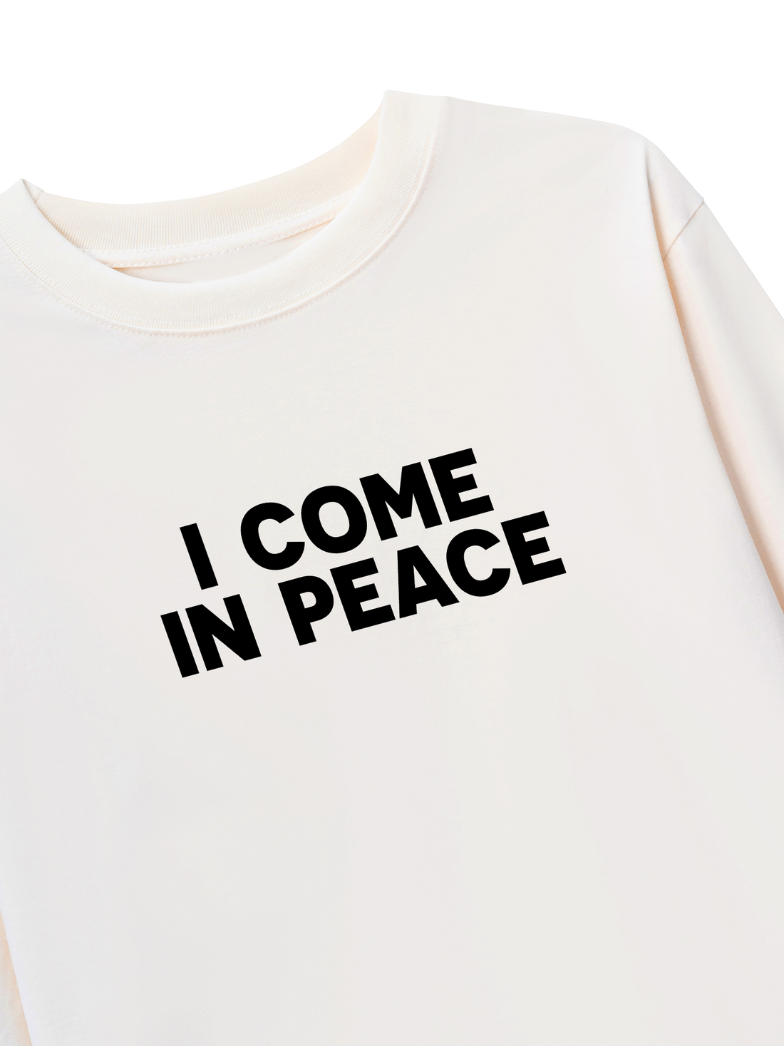 Áo Thun Dài Tay I Come In Peace