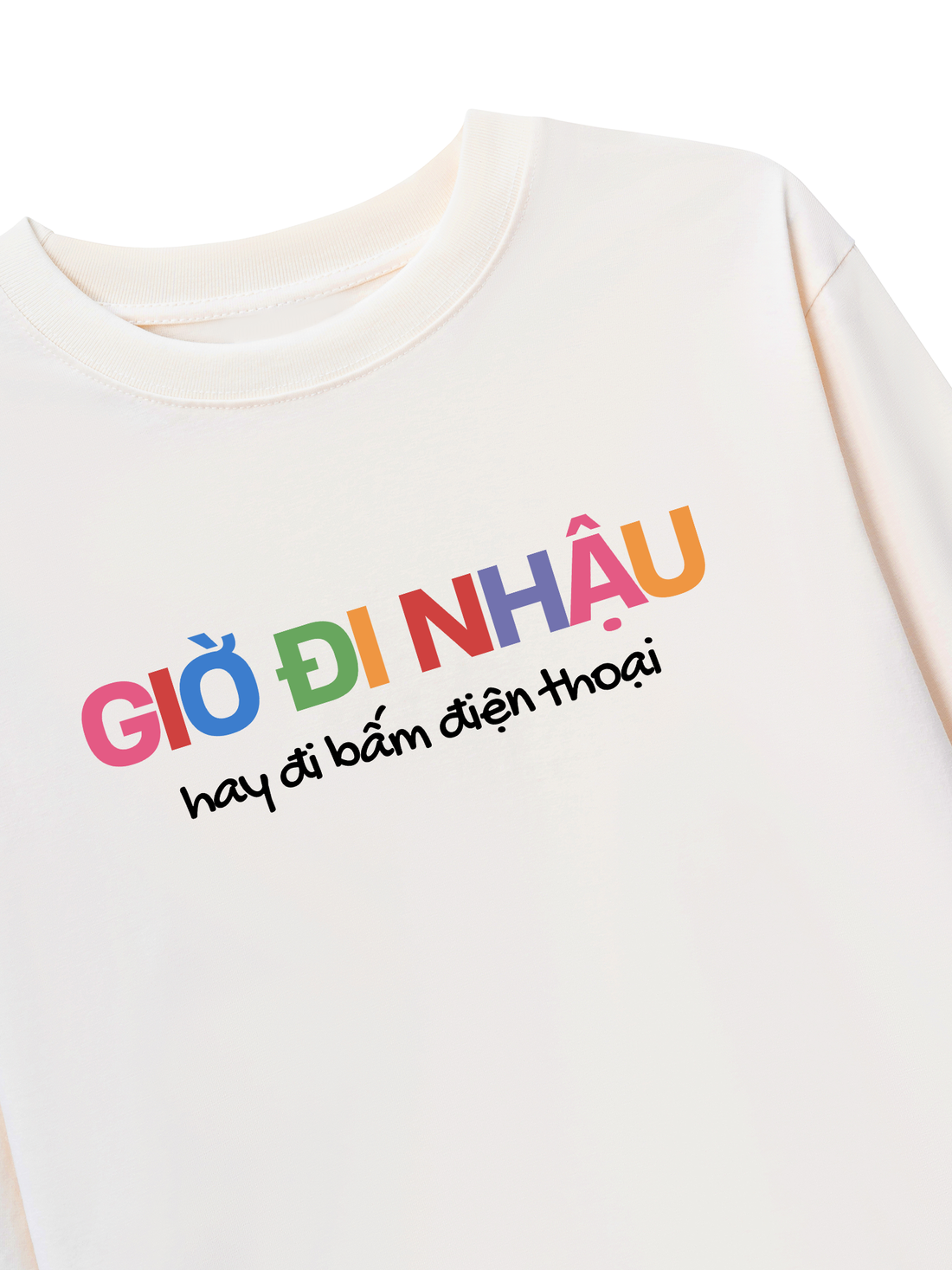 Áo Thun Dài Tay Giờ Đi Nhậu