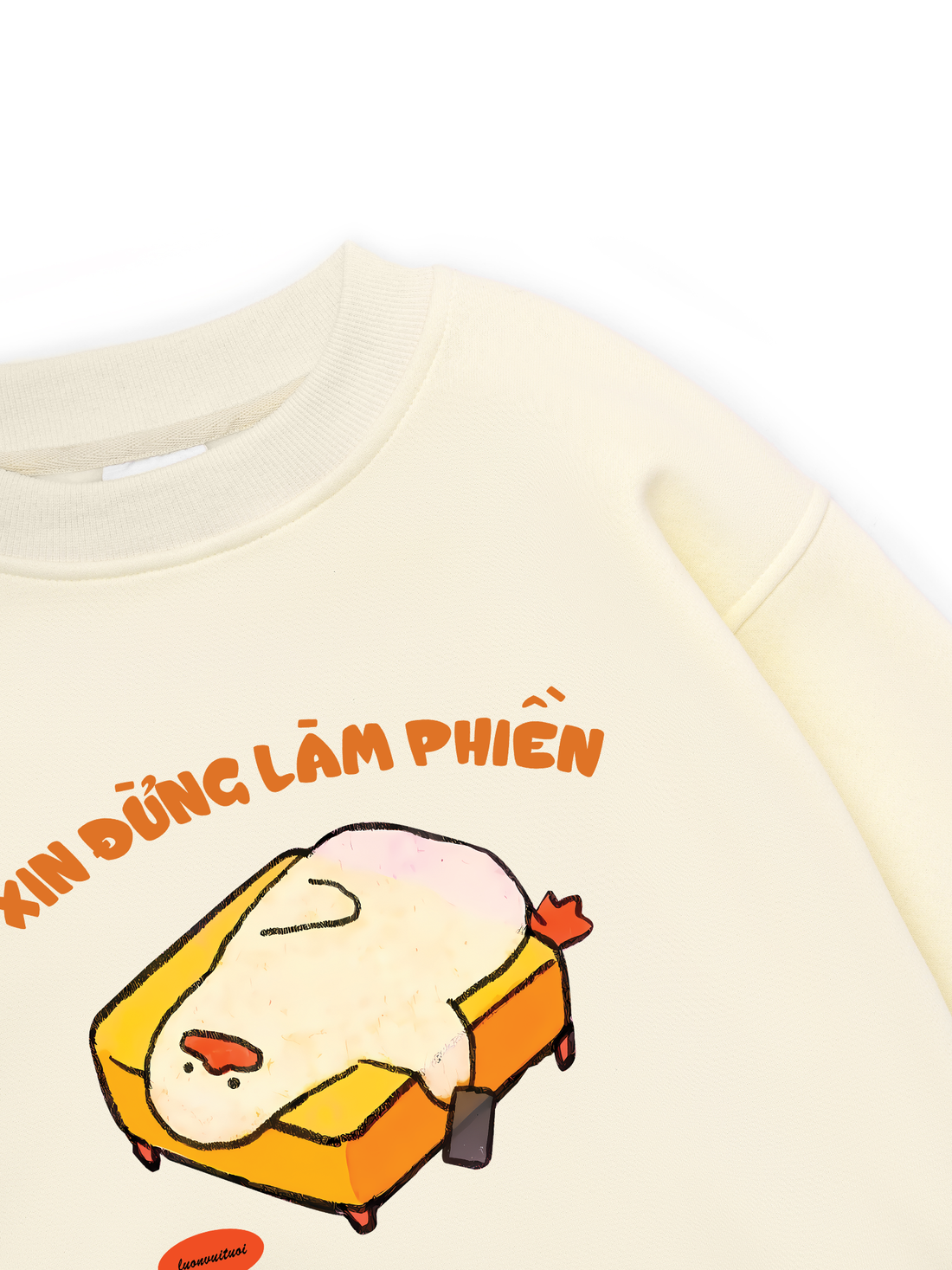 Meme Chú Vịt Xin Đừng Làm Phiền Sweater