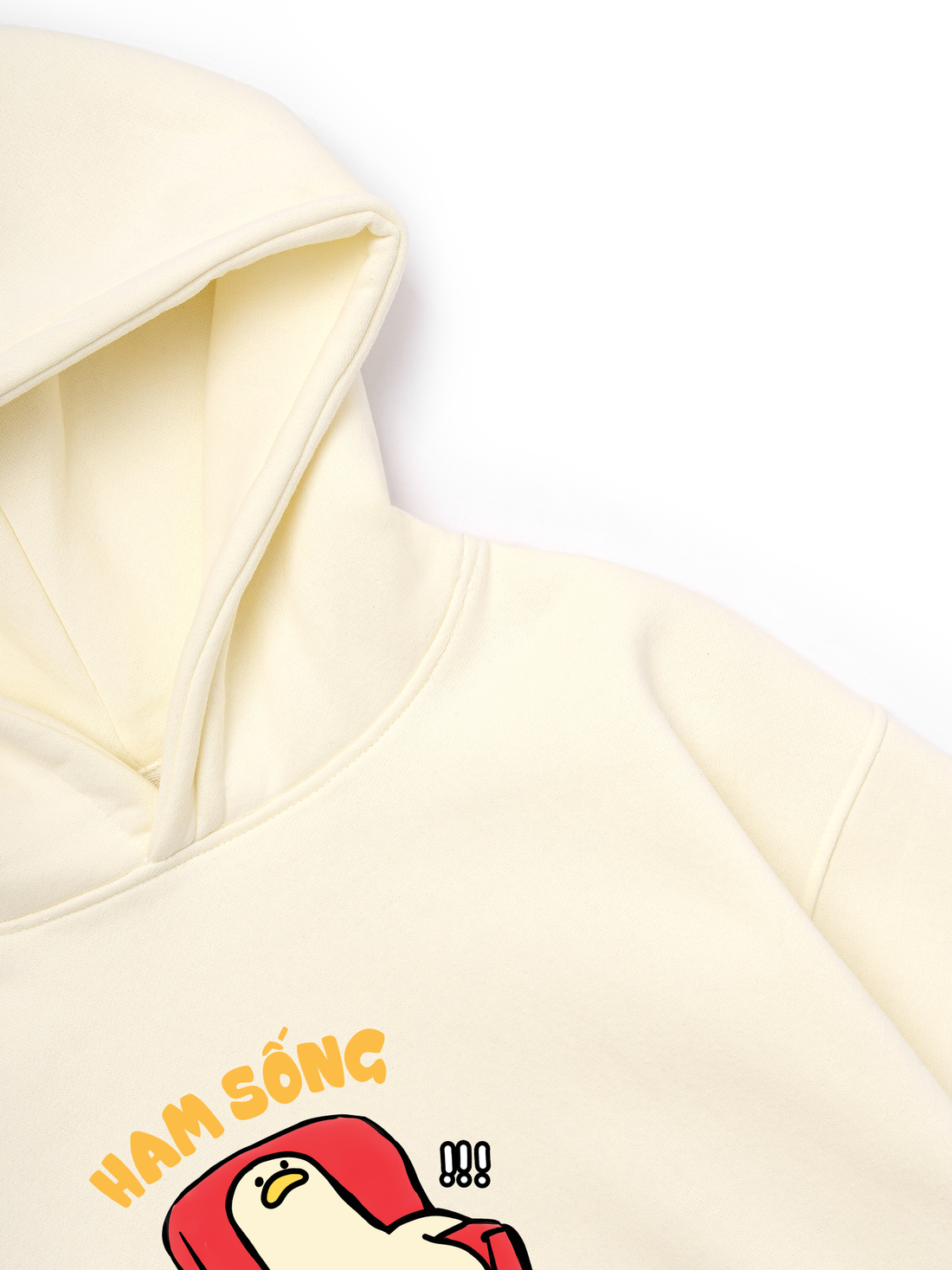 Meme Chú Vịt Ham Sống Sợ Stress Hoodie