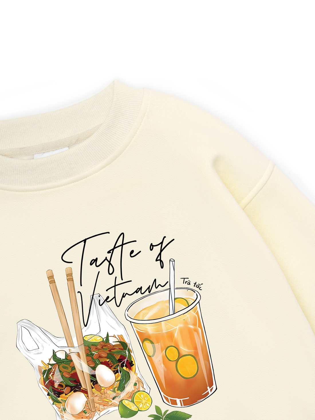 Trà Trắc bánh Tráng Trộn  Sweater