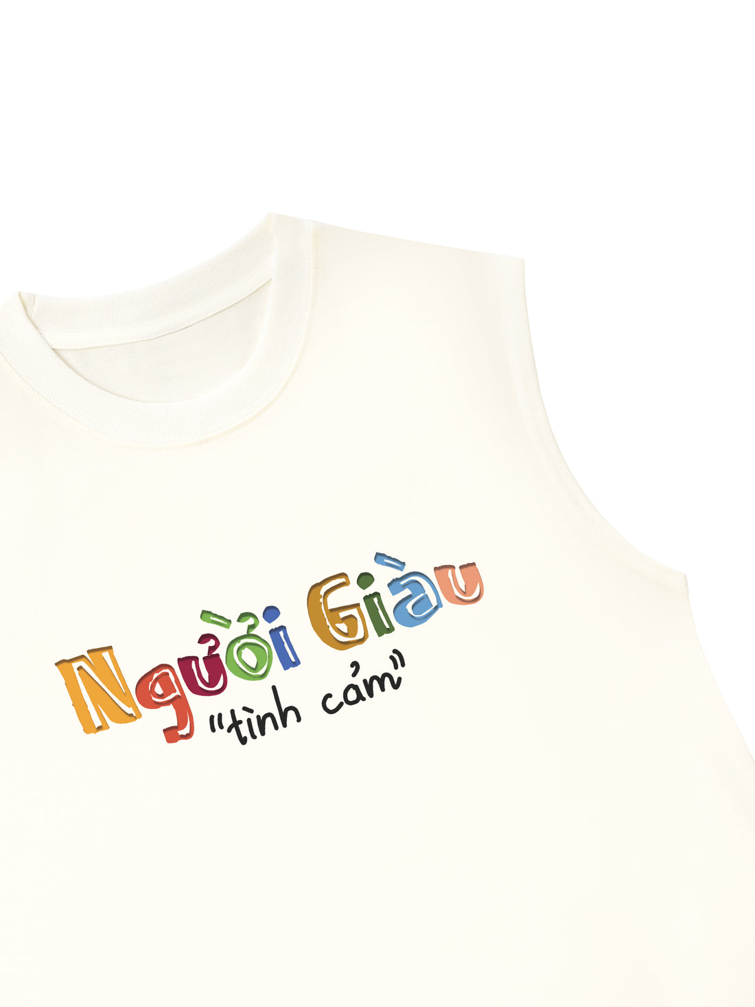 Áo Ba Lỗ Relaxed Fit Người Giàu