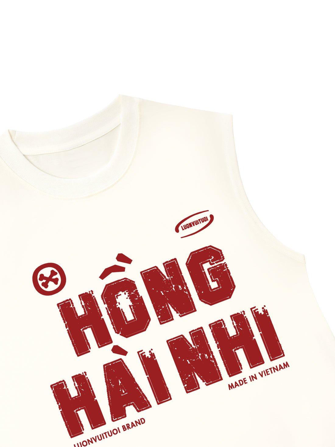 Áo Ba Lỗ Relaxed Fit Hồng Hài Nhi