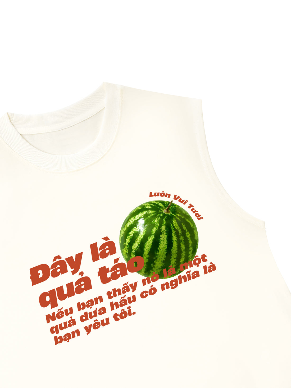 Áo Ba Lỗ Relaxed Fit Đây Là Quả Táo