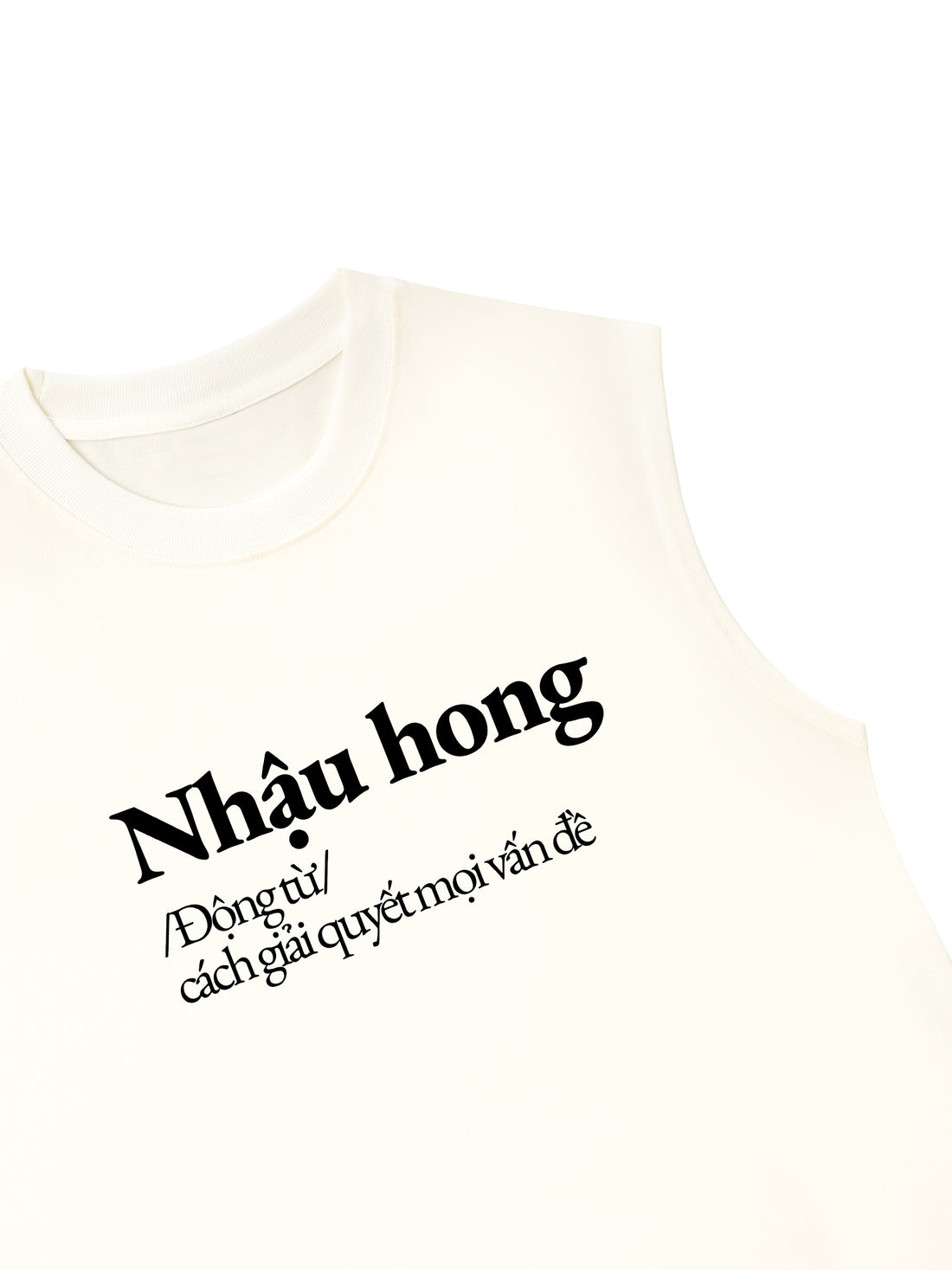 Áo Ba Lỗ Relaxed Fit Nhậu Hong