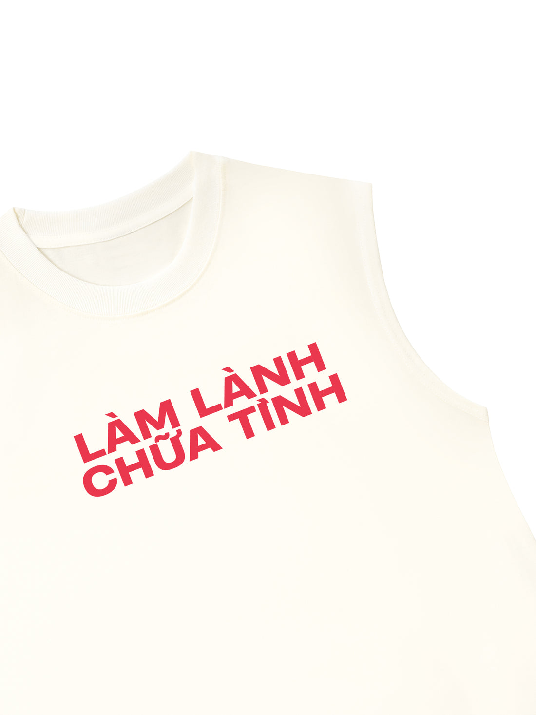 Áo Ba Lỗ Relaxed Fit Làm Lành Chữa Tình