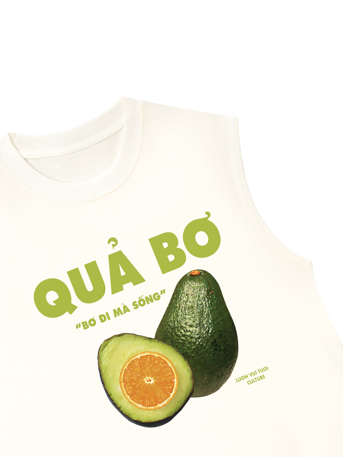 Áo Ba Lỗ Relaxed Fit Quả Bơ