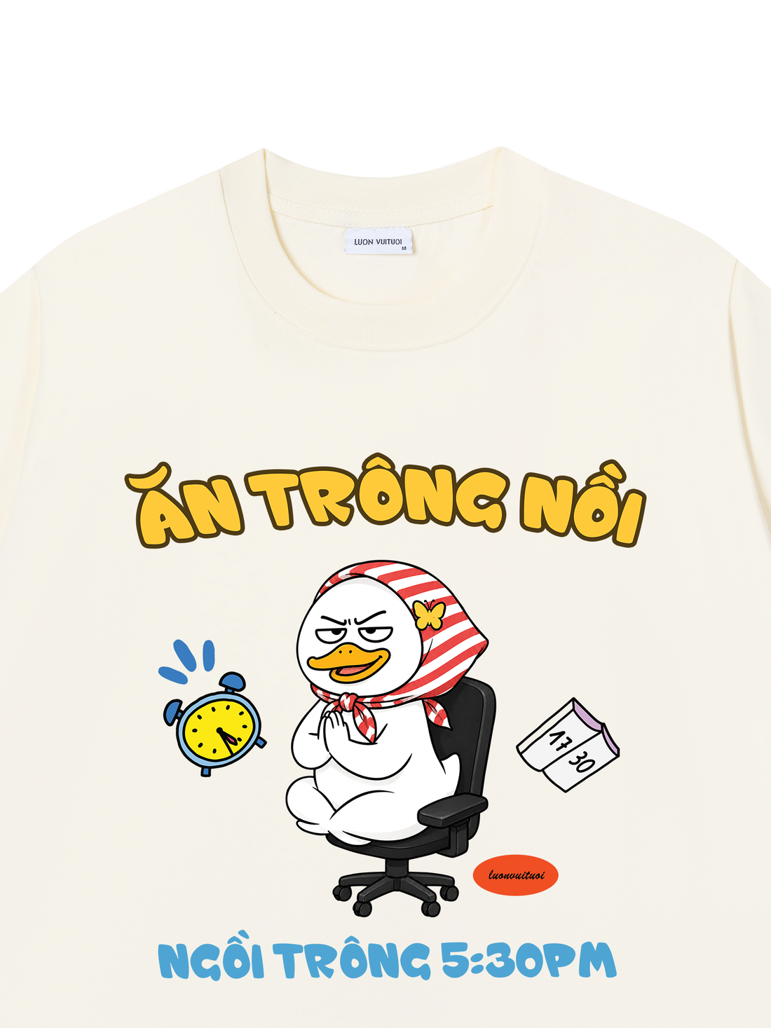 Áo Thun Ăn Trông Nồi - Ngồi Trông 5 30 PM