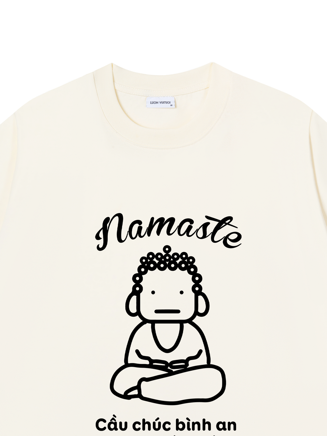 Áo Thun Namaste Cầu Chúc Bình An