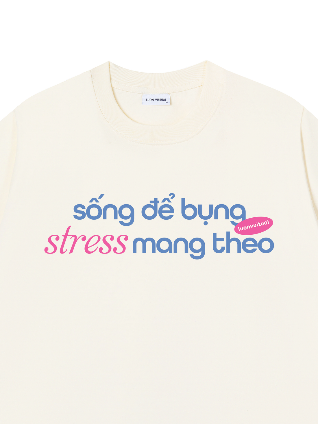 Áo Thun Sống Để Bụng Stress Mang Theo