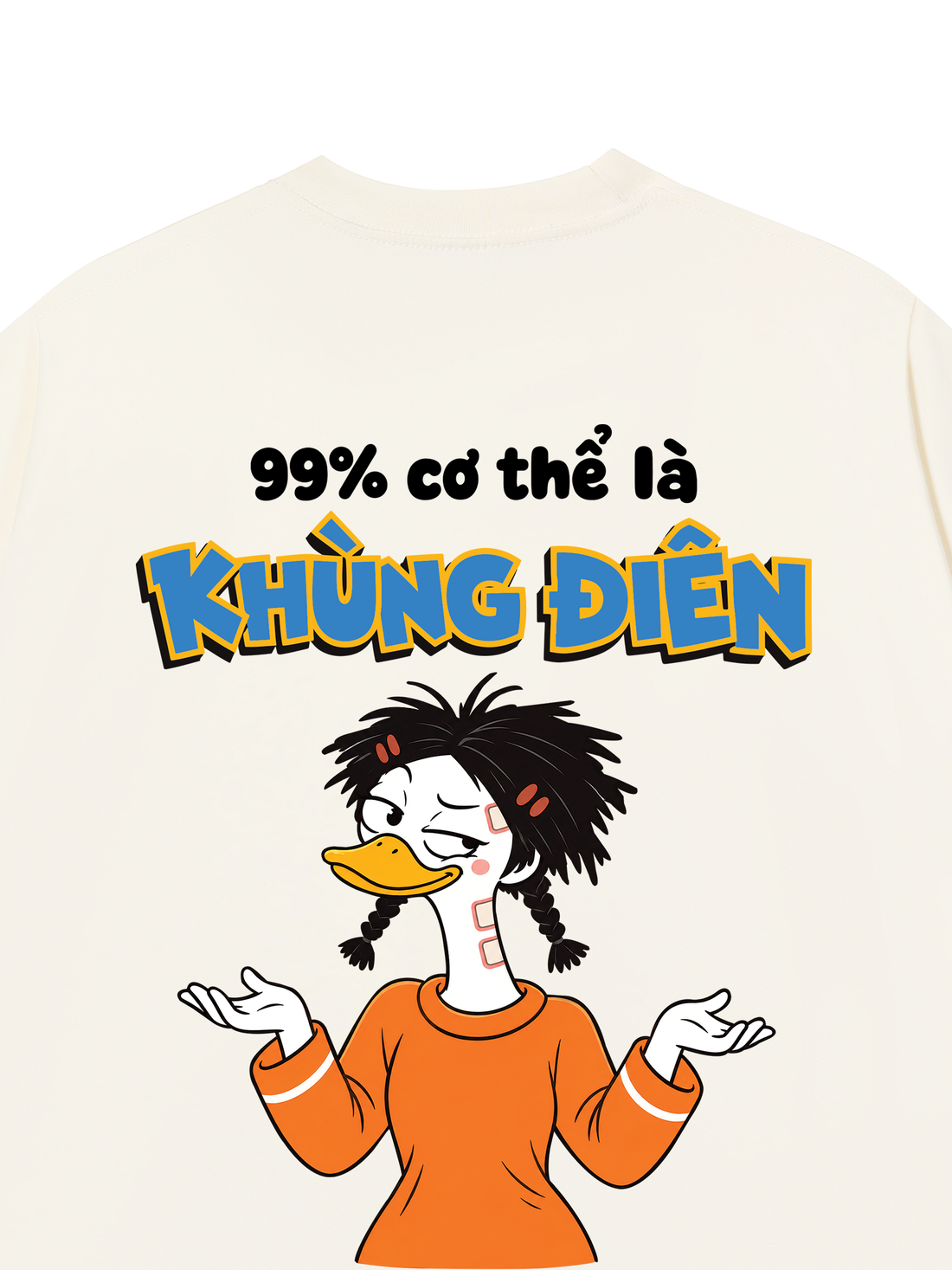 Áo Thun  99% Cơ Thể Là Khùng Điên
