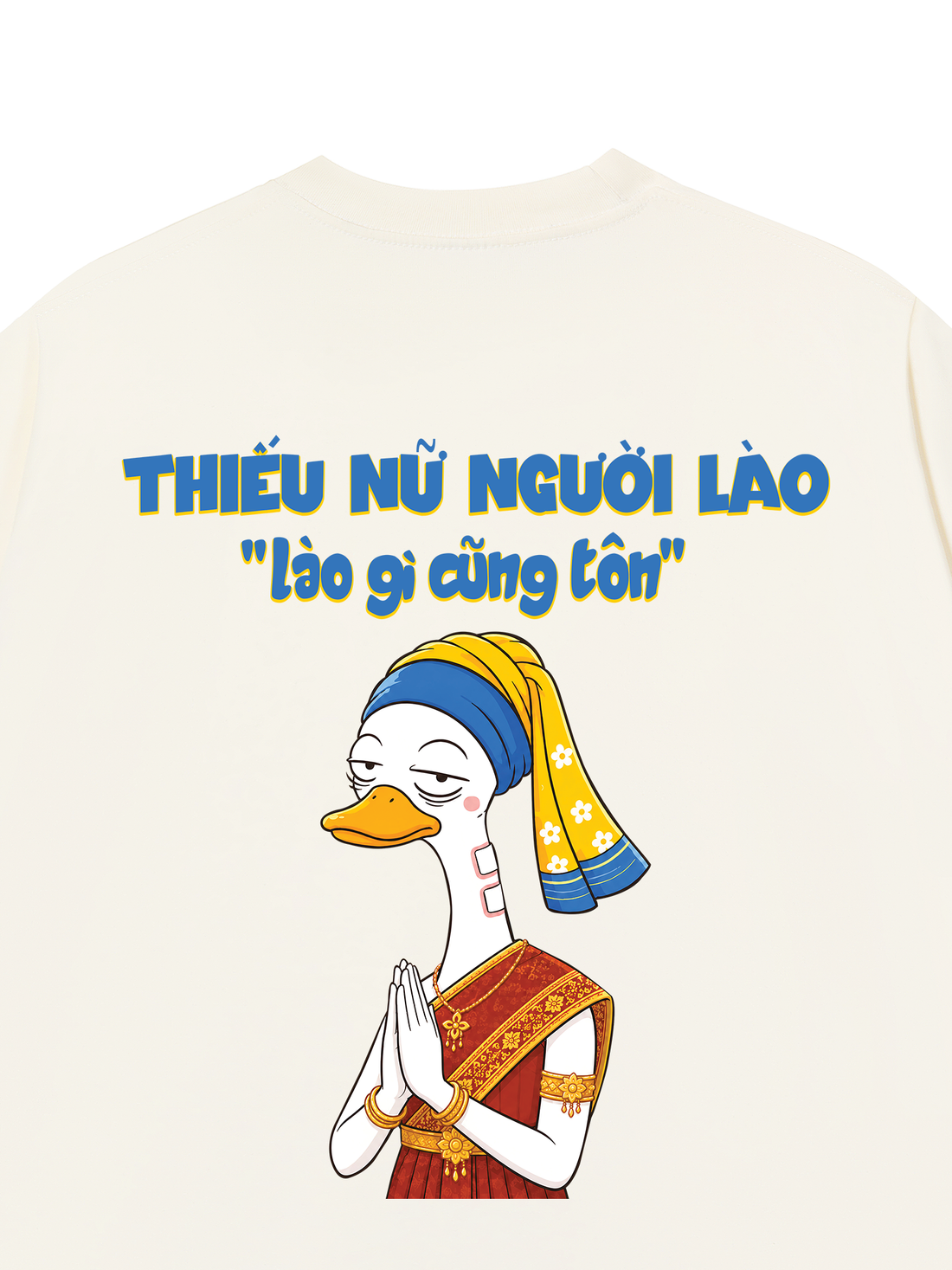 Áo Thun Vịt Lisa Thiếu Nữ Người Lào - Lào Gì Cũng Tôn