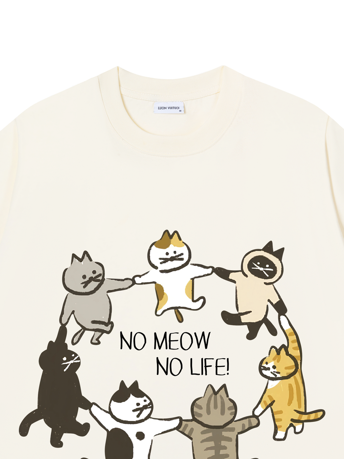 Áo Thun No Meow No Life