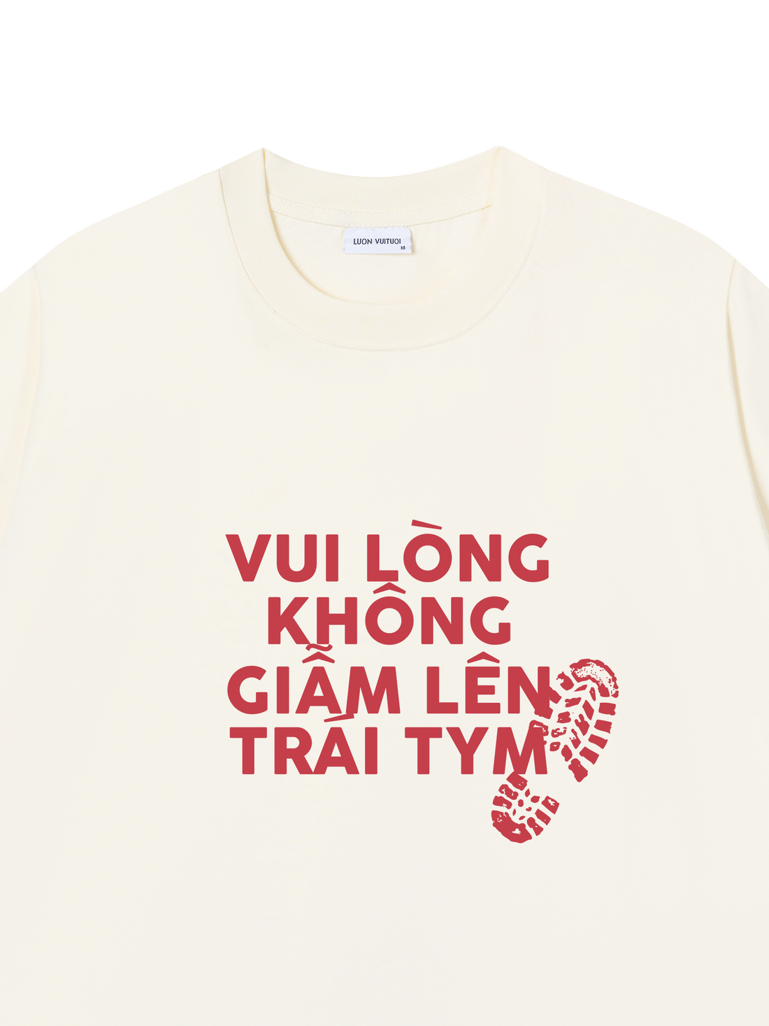 Áo Thun Vui Lòng Không Dẫm Lên Trái Tym