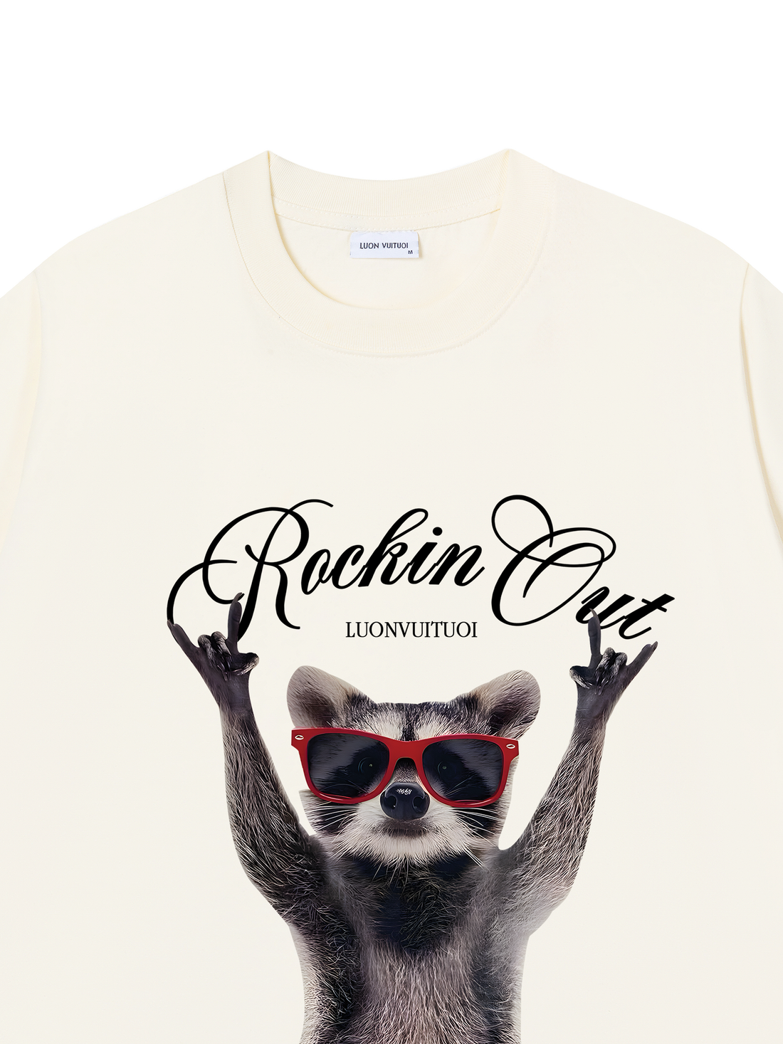 Áo Thun Rockin Out Raccoon