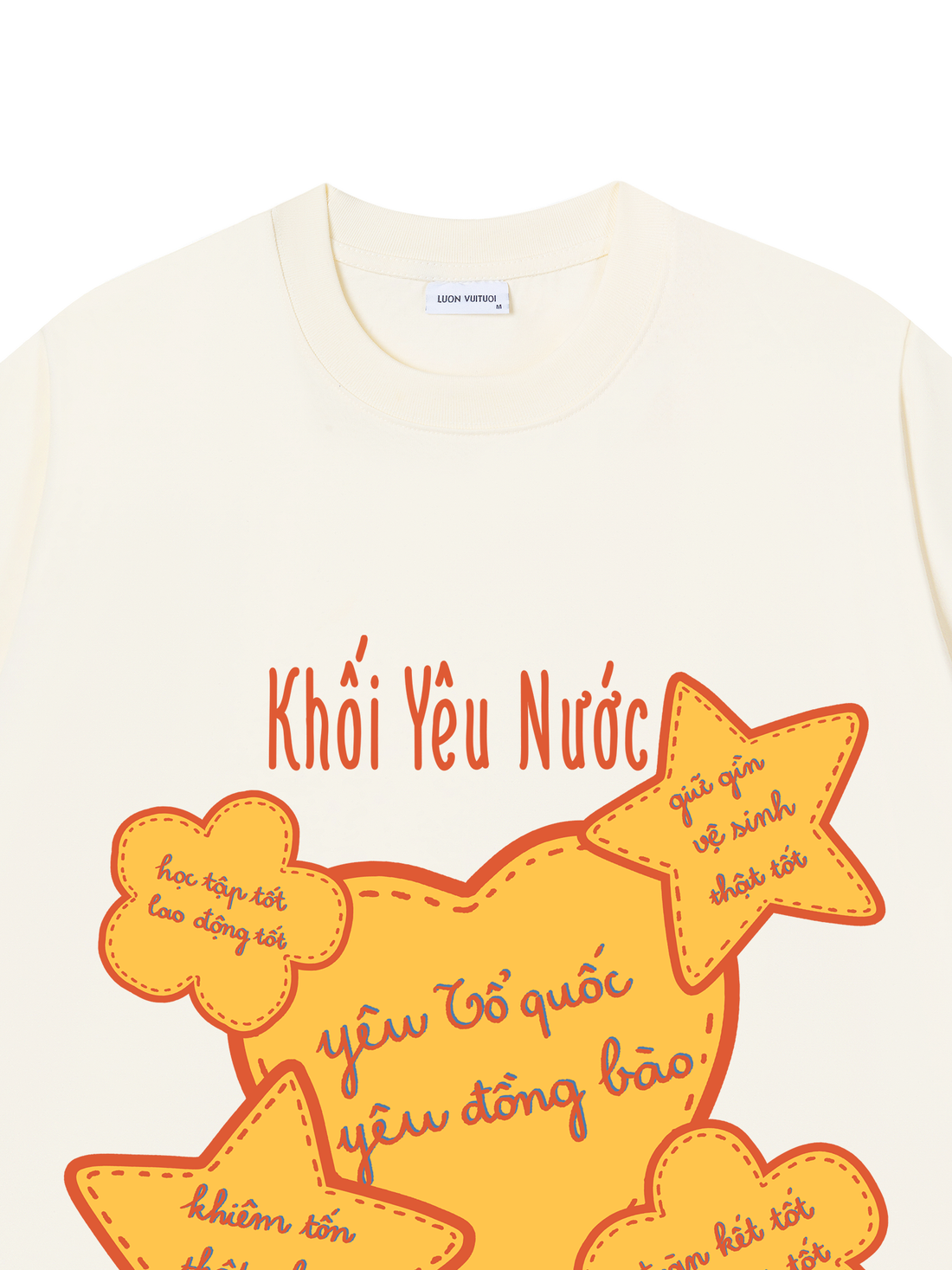 Áo Thun Yêu Nước 5 Điều Bác Hồ Dạy