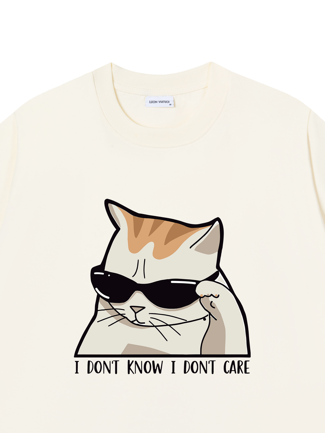 Áo Thun I Don't Know I Don't Care