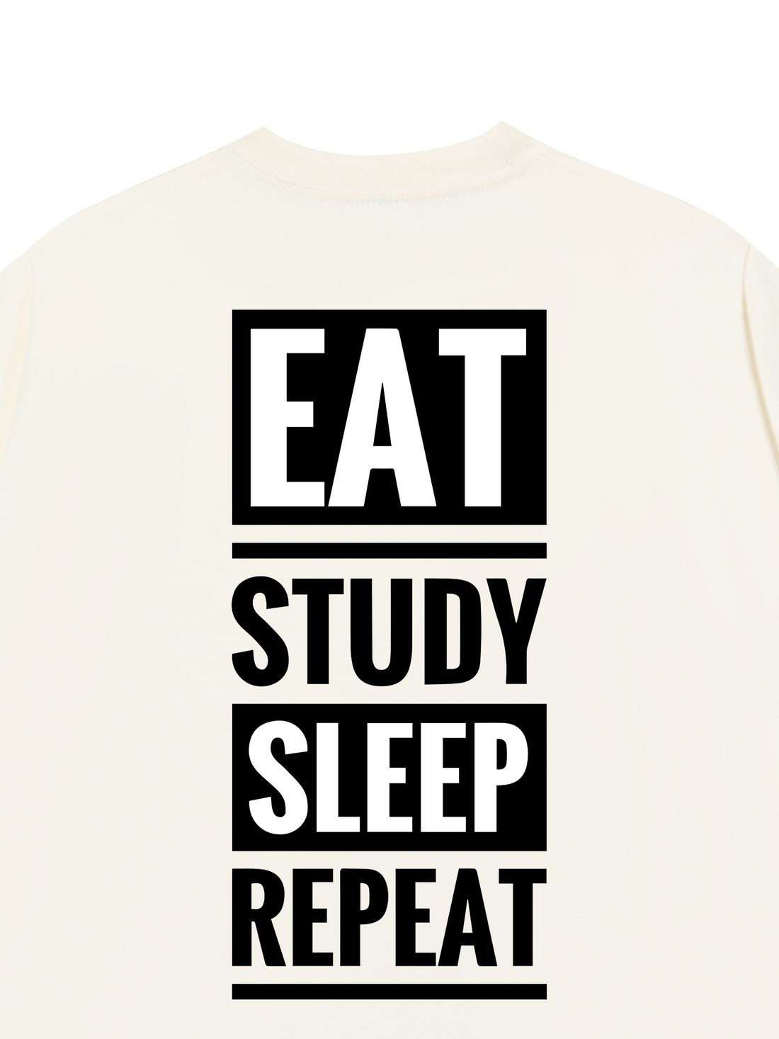 Áo Thun Eat Study Sleep Repeat