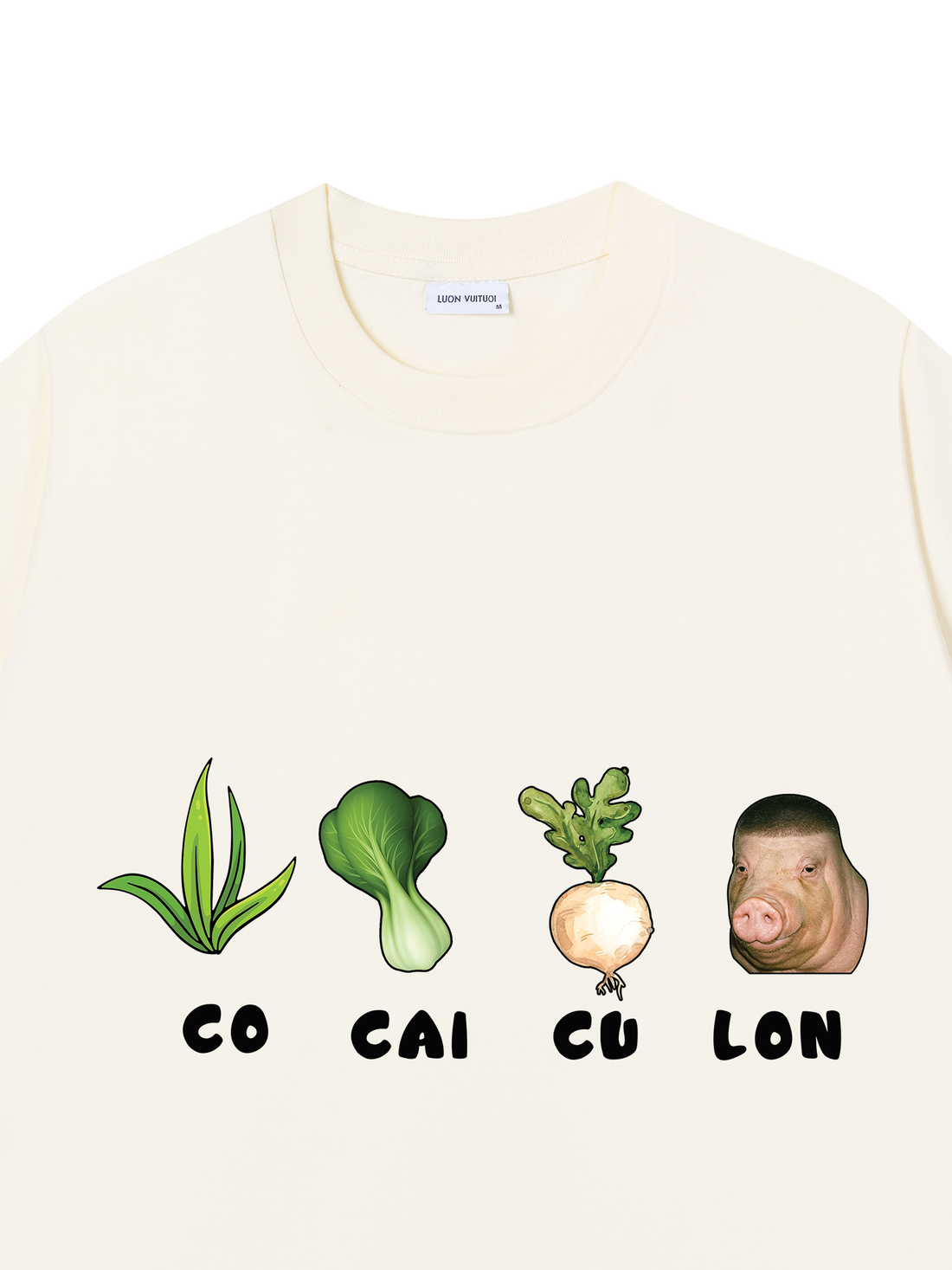 Áo Thun Cỏ Cải Củ Lợn
