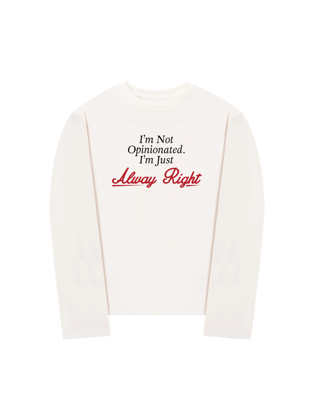 Áo Thun Dài Tay Alway Right